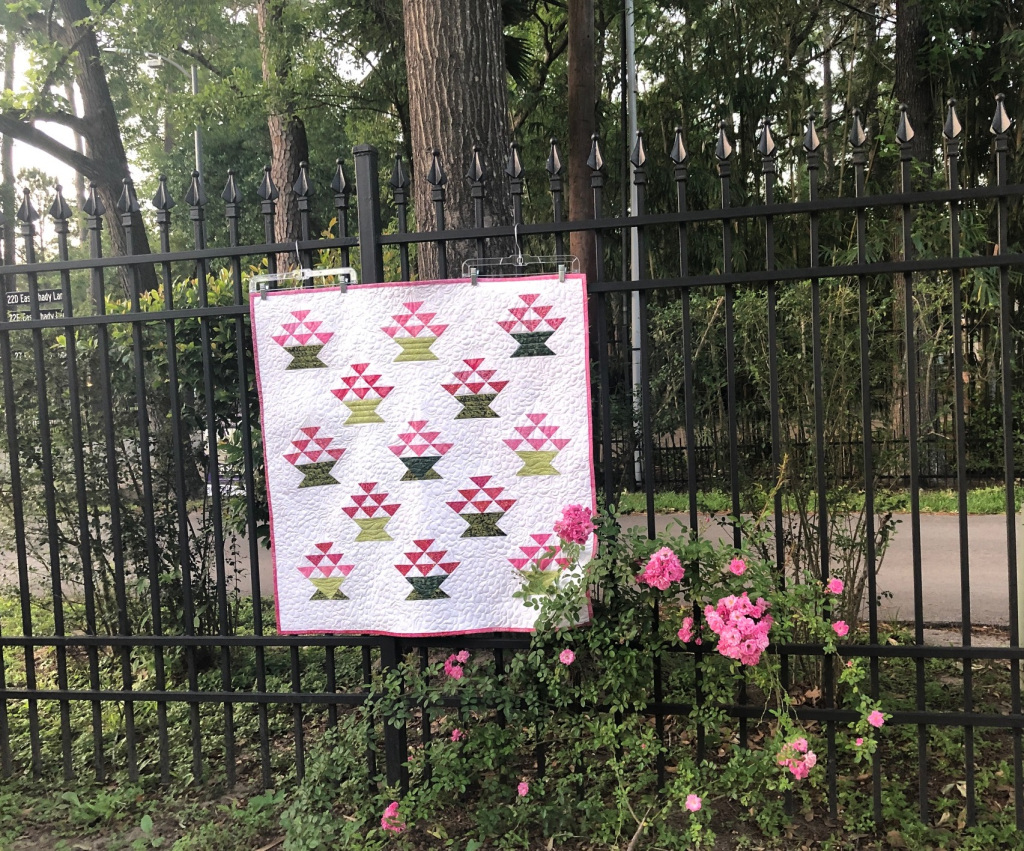 Vasudha April Flowers quilt.jpg