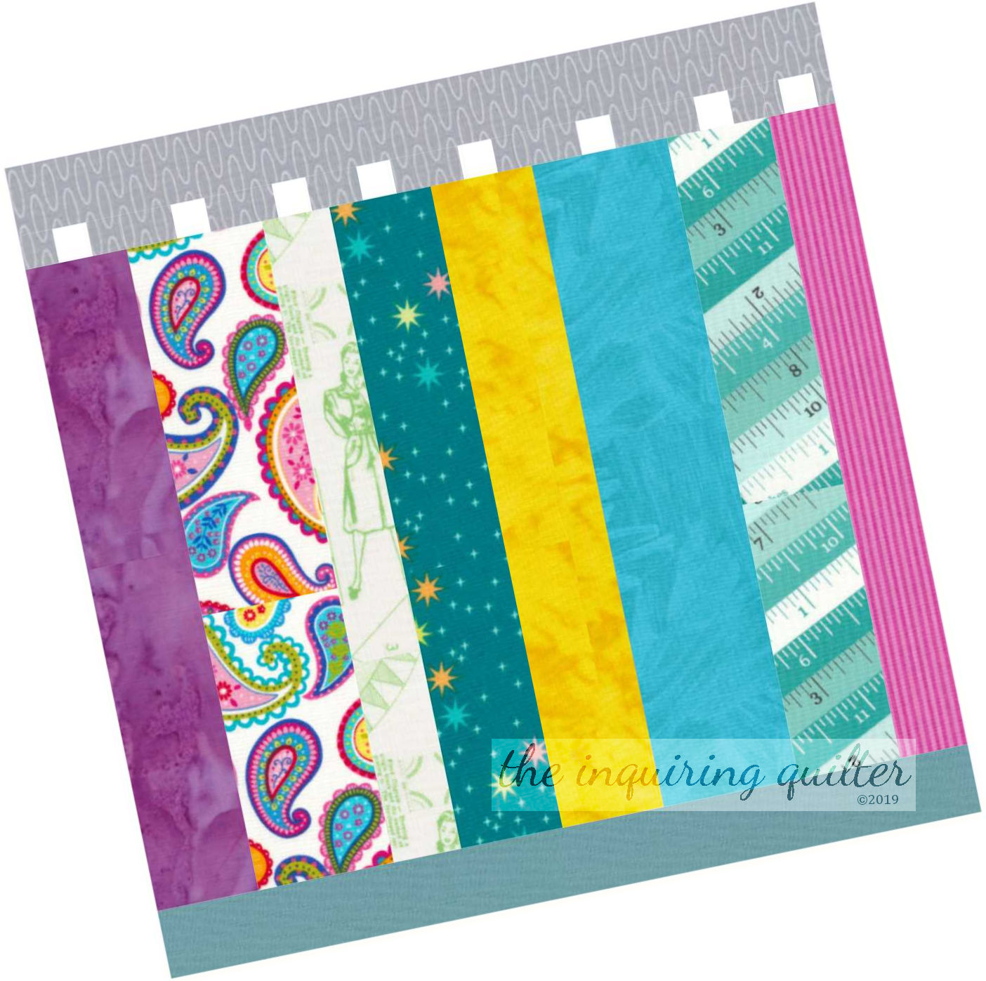 Block 11 Bolts of Fabric tilted.jpg