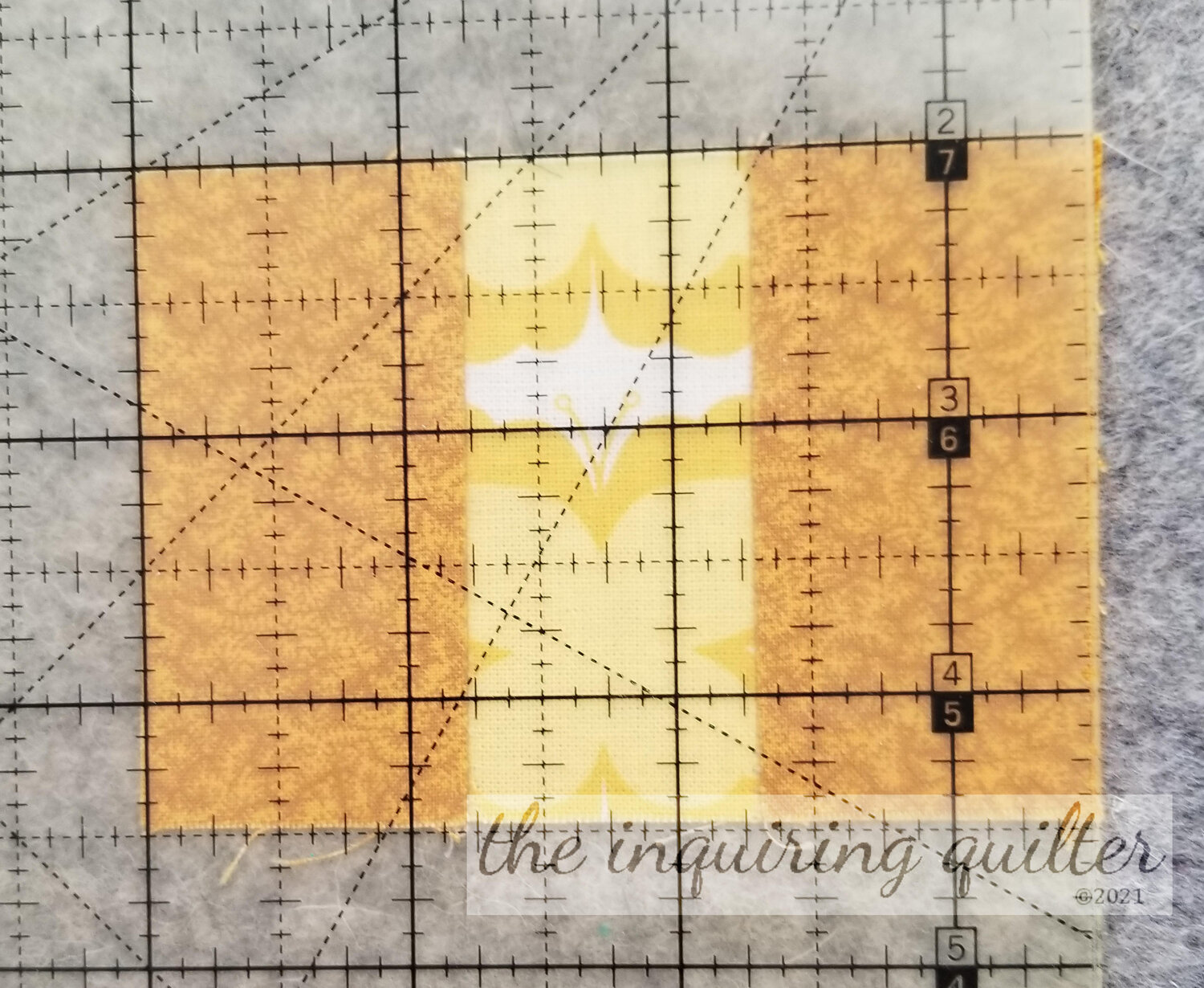 Add-A-Quarter Ruler 12 Yellow – Wooden SpoolsQuilting, Knitting and  More!