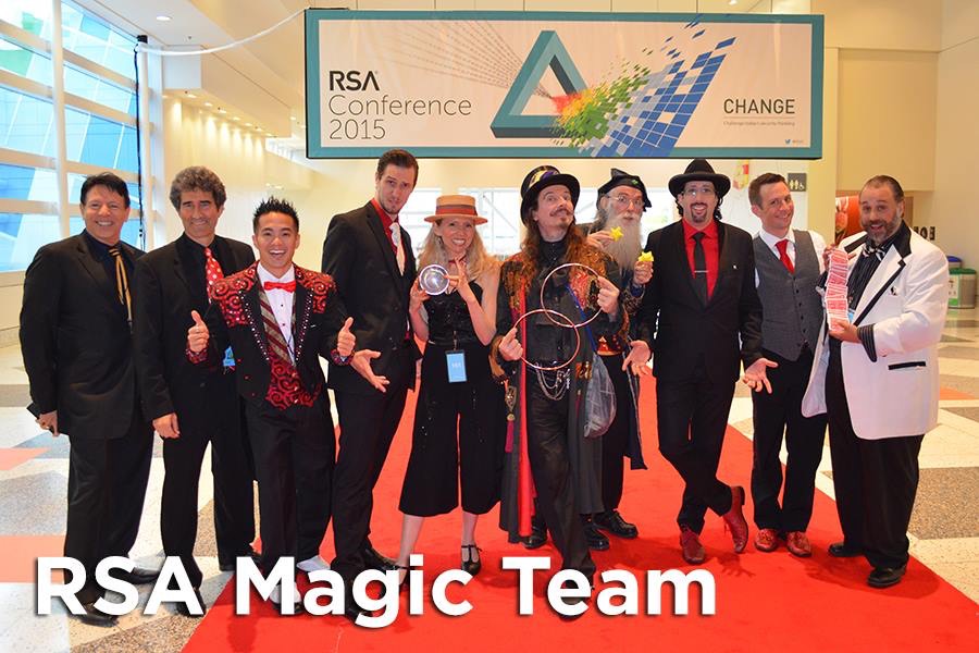 We had a wonderful team of Magicians at the RSA Conference at Moscone Center in San Francisco.