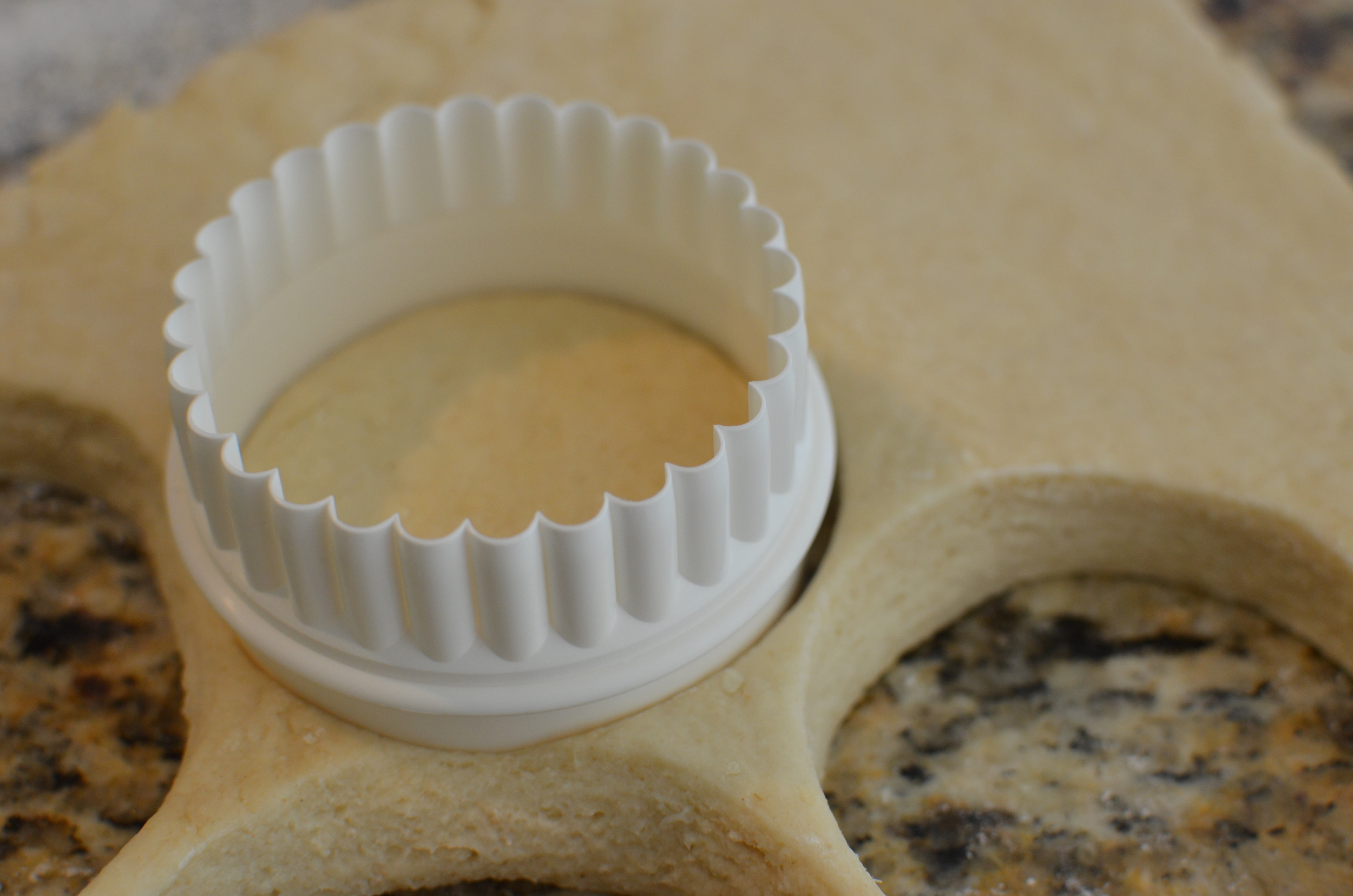 I love my double-sided biscuit cutters . I use them all the time.