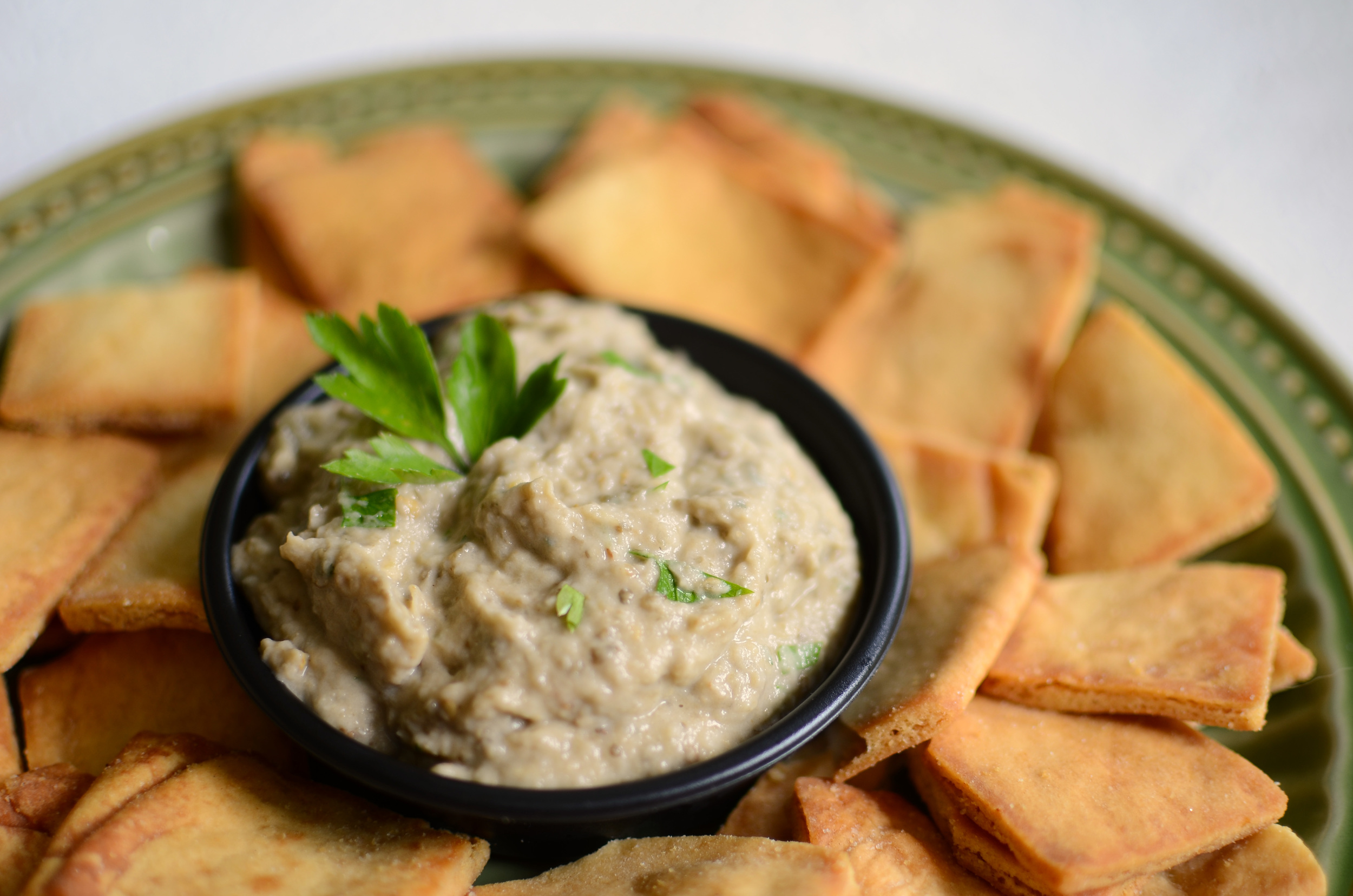 Baba Ganoush (Roasted Eggplant Dip) - ButterYum
