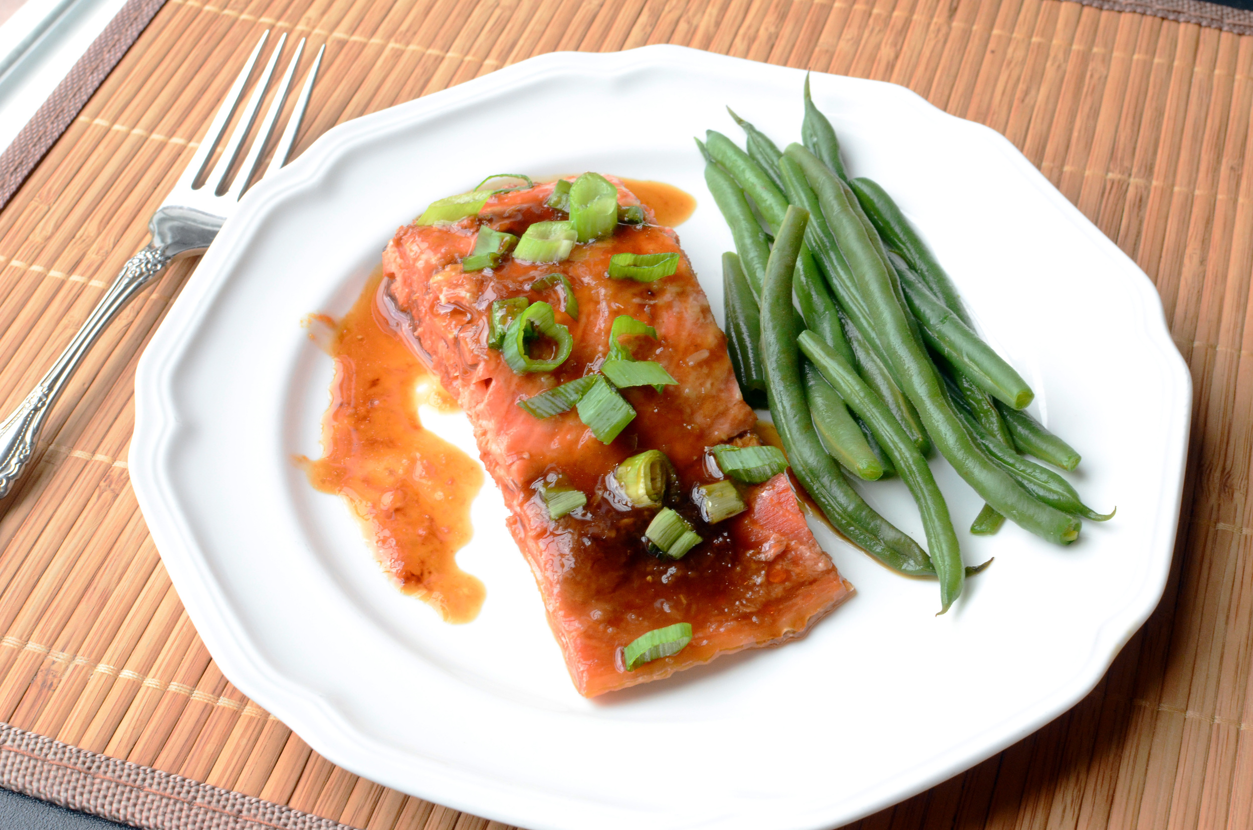 Oven Roasted Salmon with Ginger Soy Glaze - ButterYum