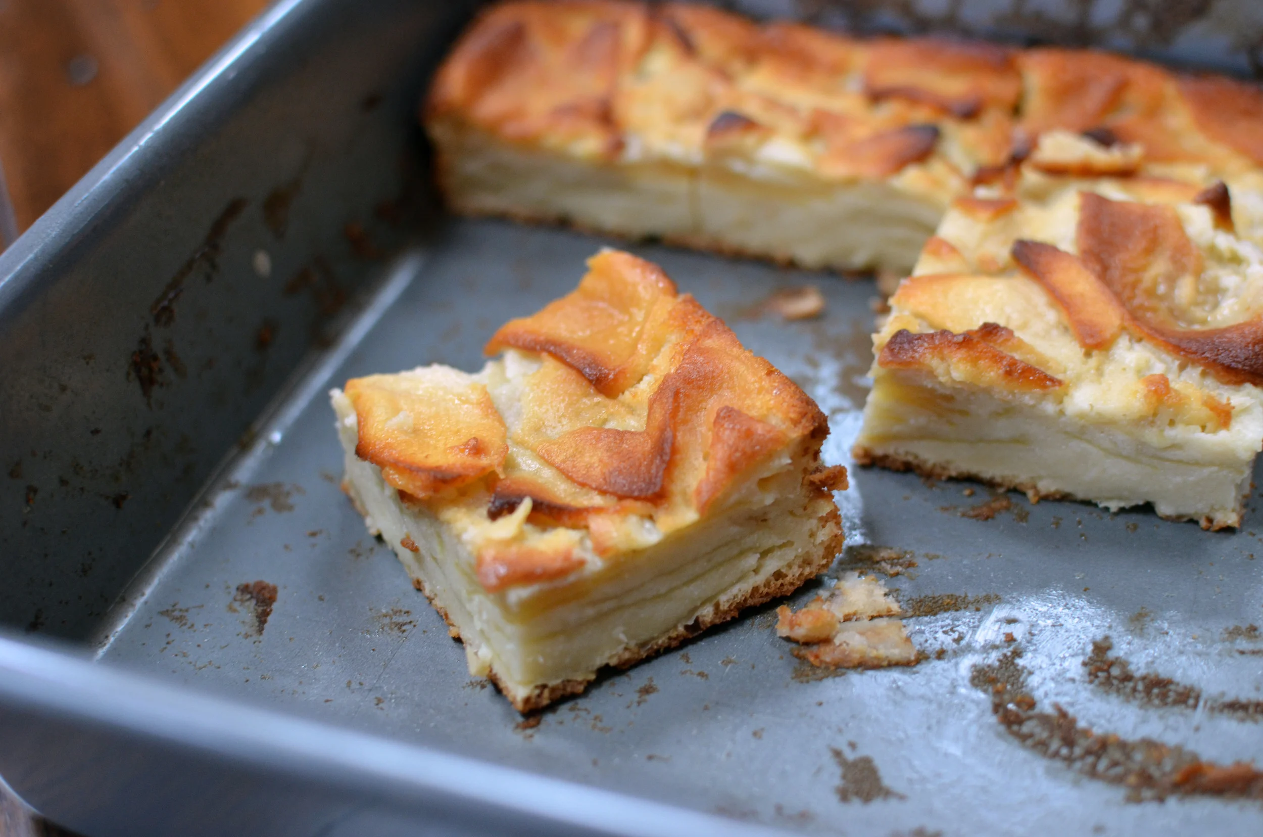 Dorie's Custardy Apple Bars — ButterYum — a tasty little food blog