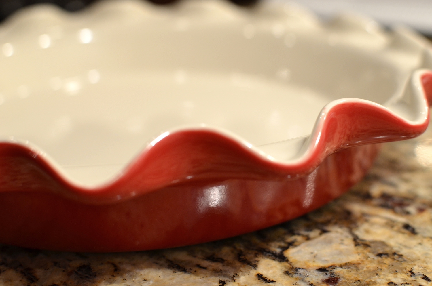 So pretty. I have a thing for pie plates.
