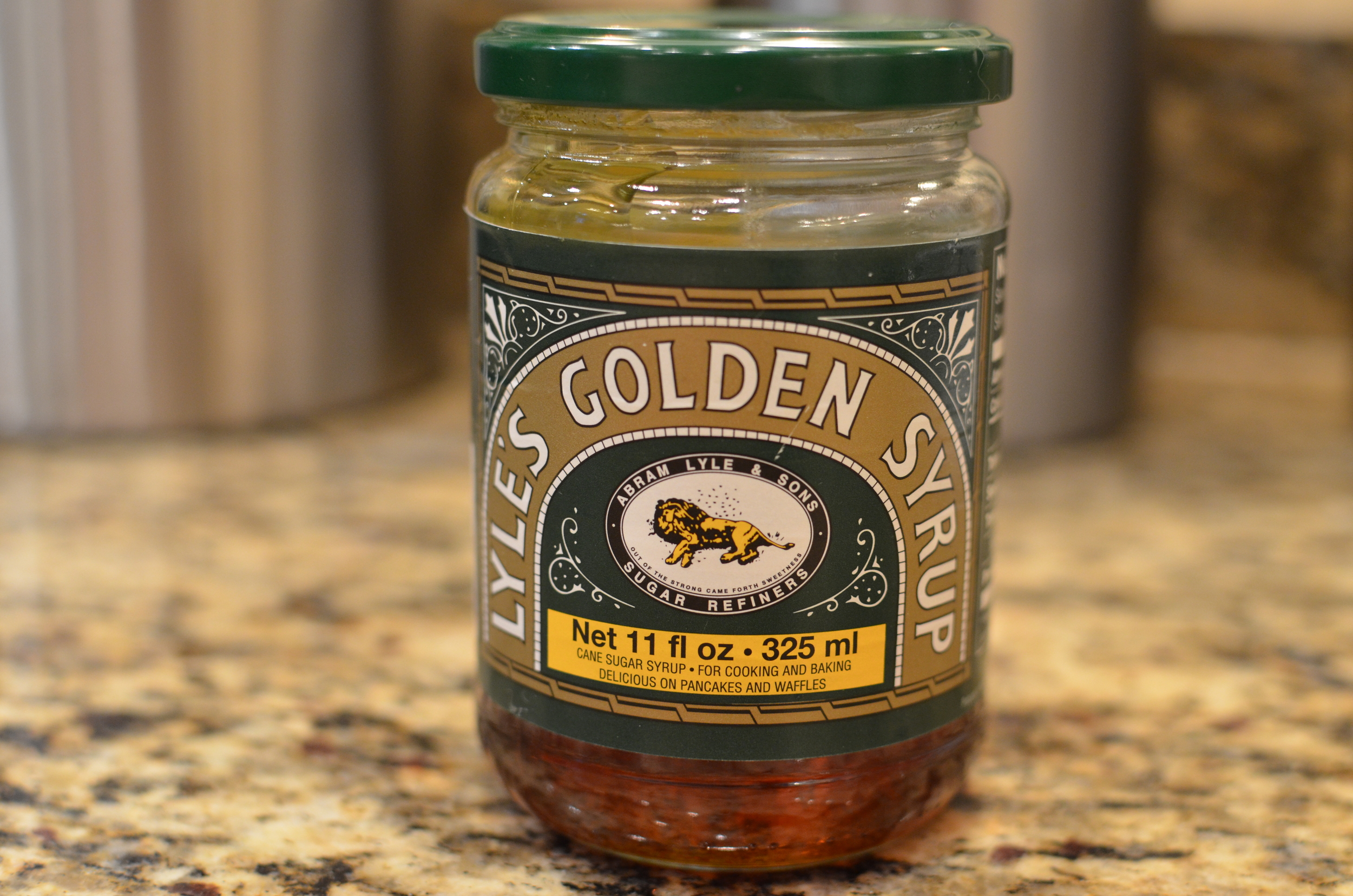 We start with one of my all-time favorite ingredients. Lyle's Golden Syrup . If you've never tried this amazing caramelized deliciousness, you must!