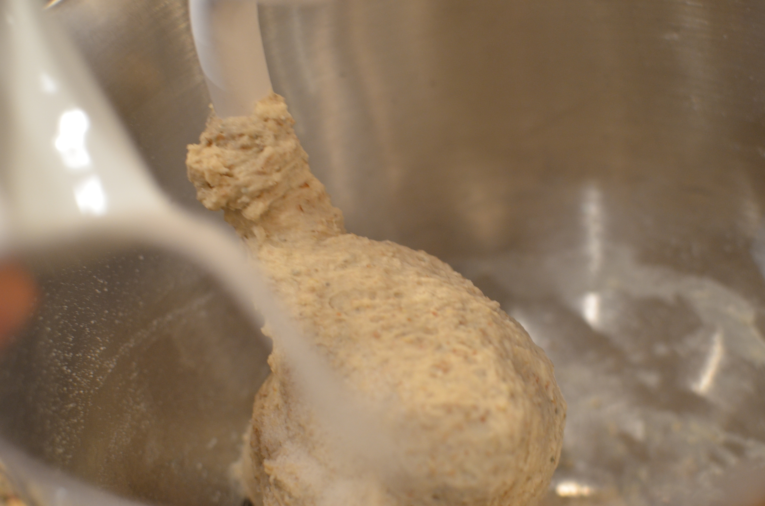 Add more salt and mix on medium speed for 7 minutes.