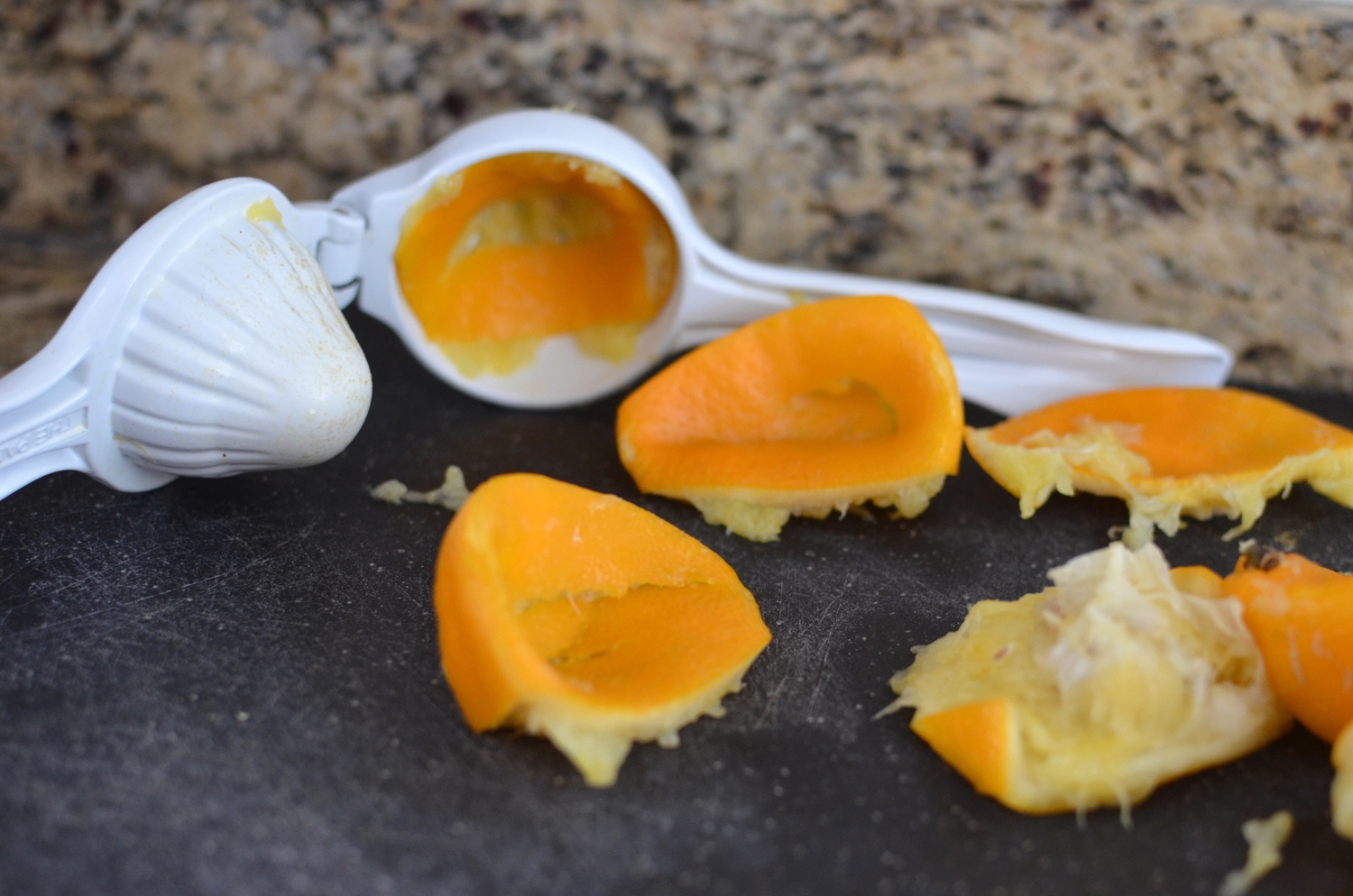 A citrus press is the best tool I've found C for getting every last bit ofC juice out of a lemon.