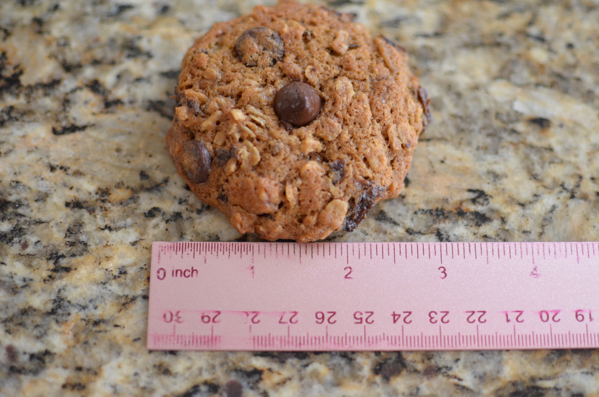 These cookies are pretty big - 3 inches in diameter.