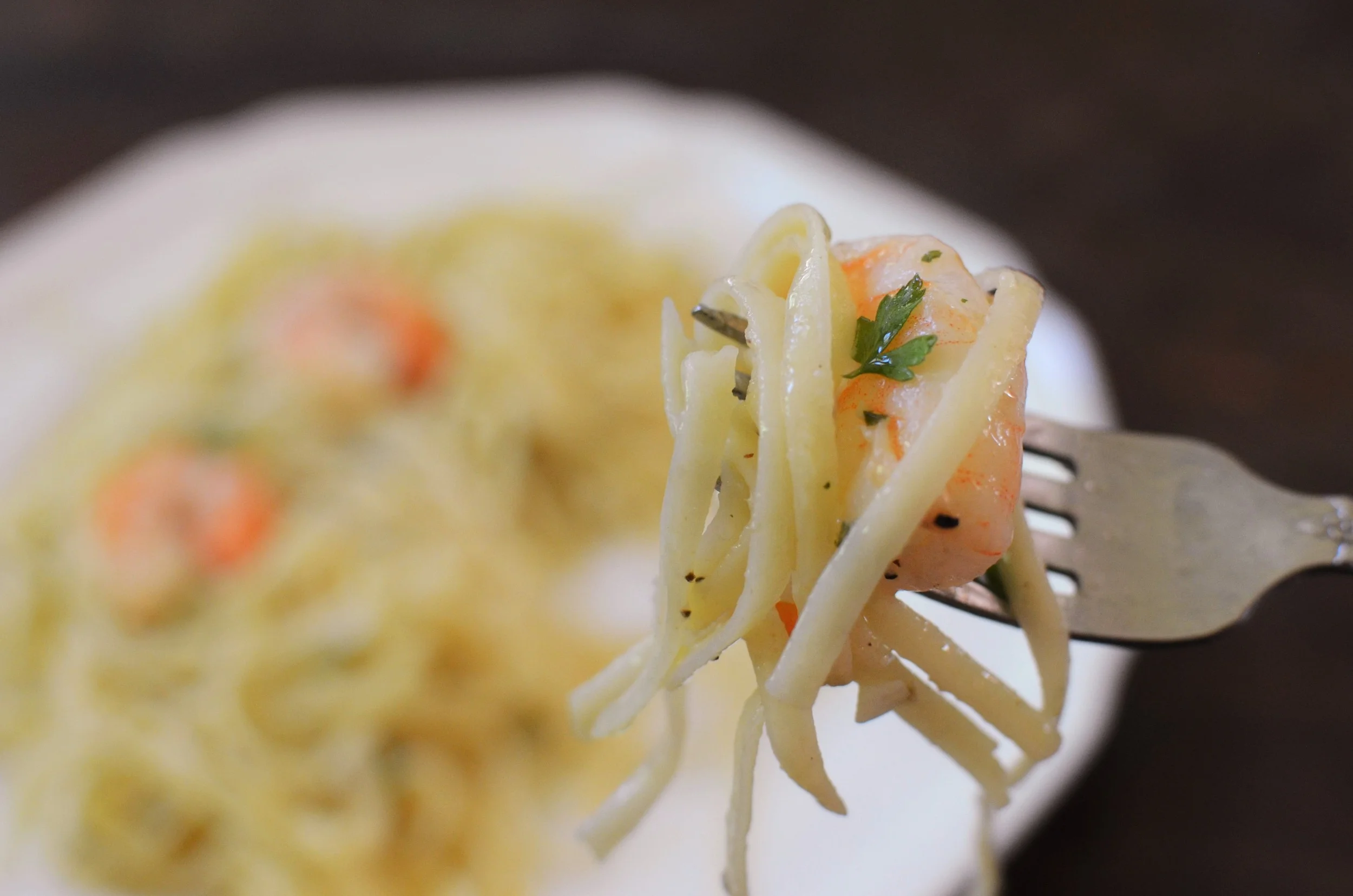 Shrimp Linguine Alfredo — ButterYum — a tasty little food blog