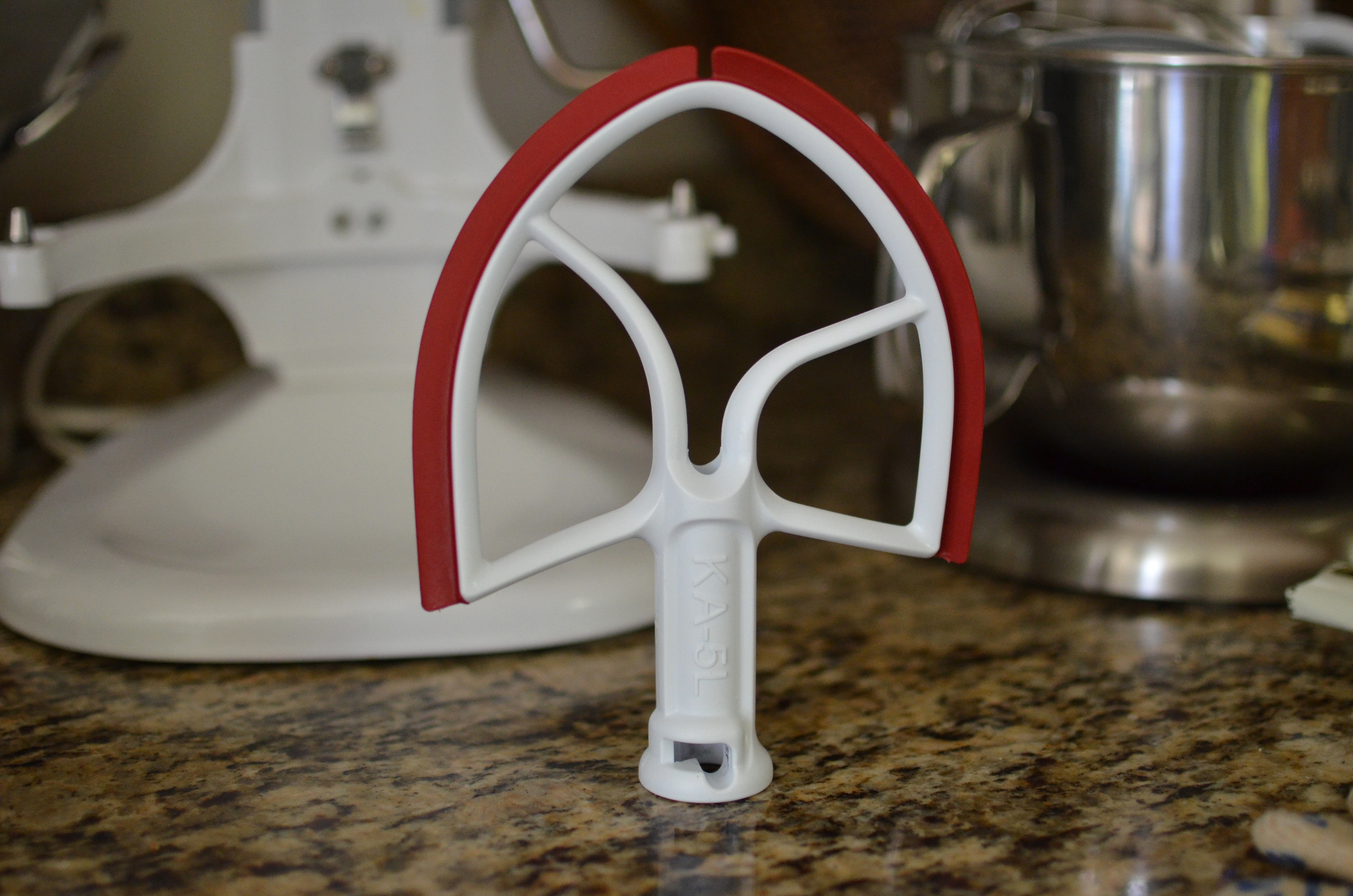 Place the butter/chocolate mixture in the bowl of a stand mixer and start adding the other ingredients. My favorite BeaterBlade attachment eliminates the need to stop and scrape the bowl. Gosh it's just the best thing ever. - love it!