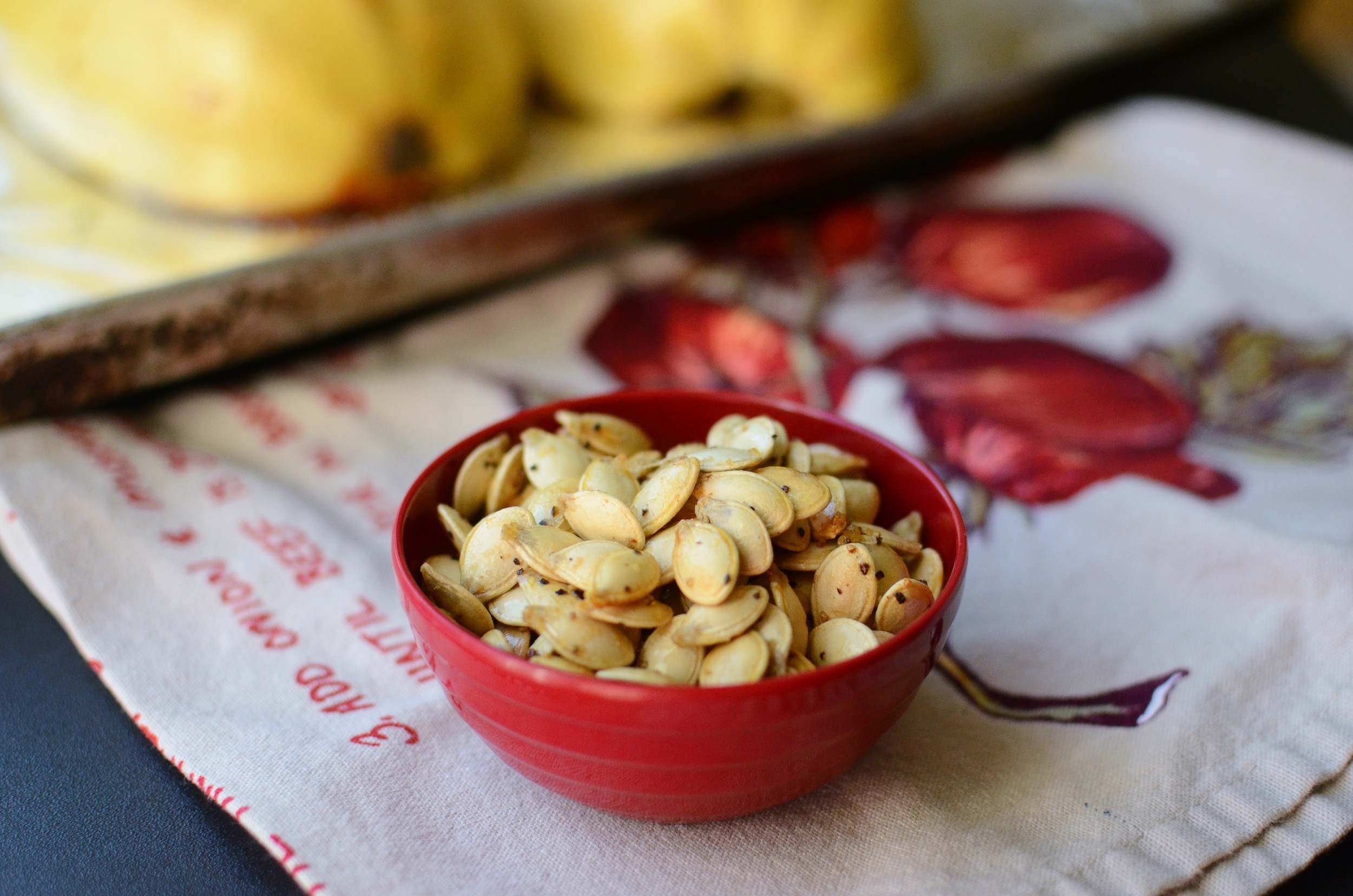 Pan Roasted Spaghetti Squash Seeds - ButterYum