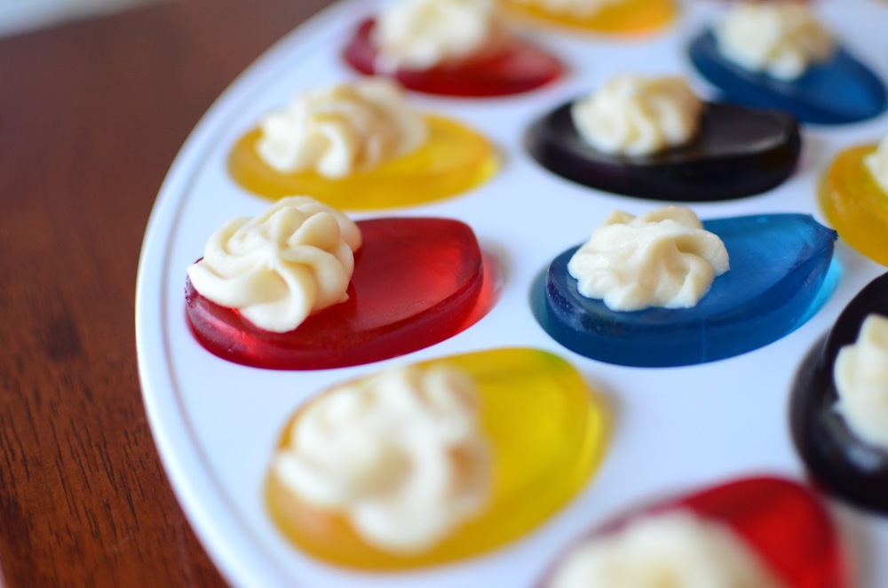 how to make jello easter eggs. how to make jello deviled eggs. ButterYum