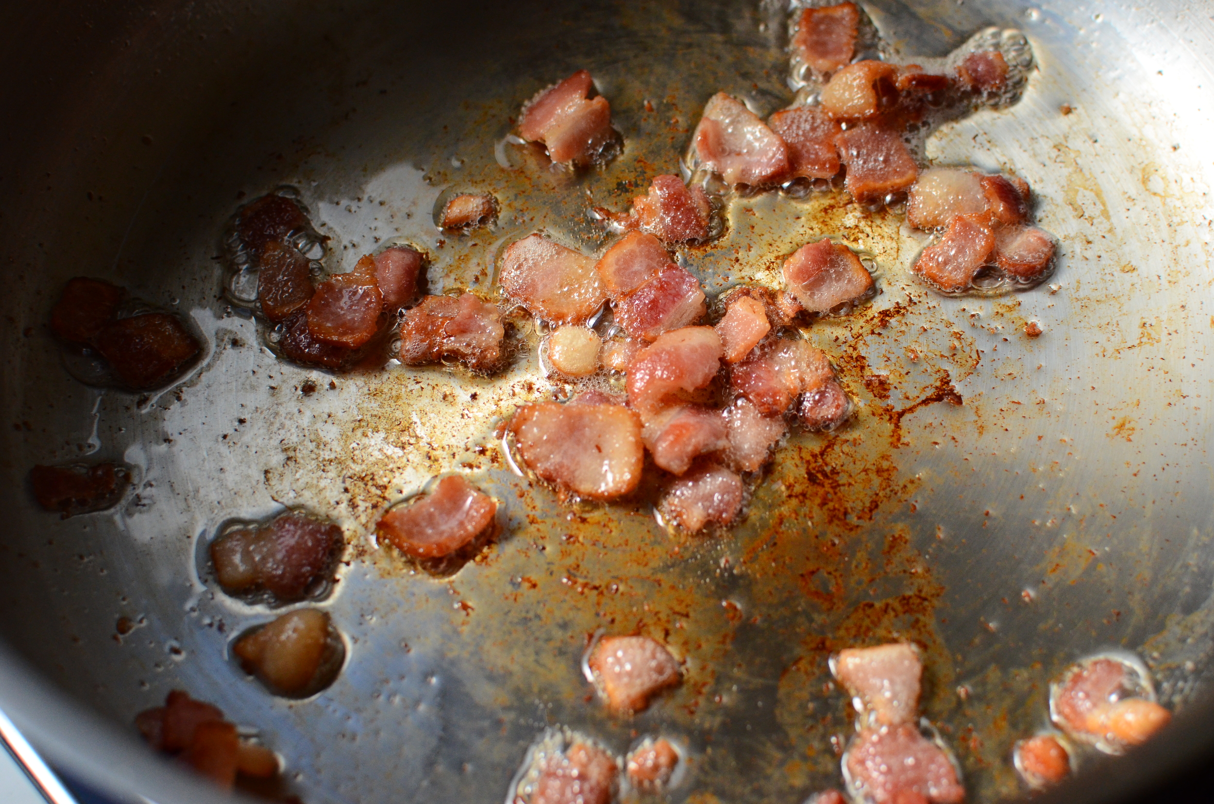 cooked bacon