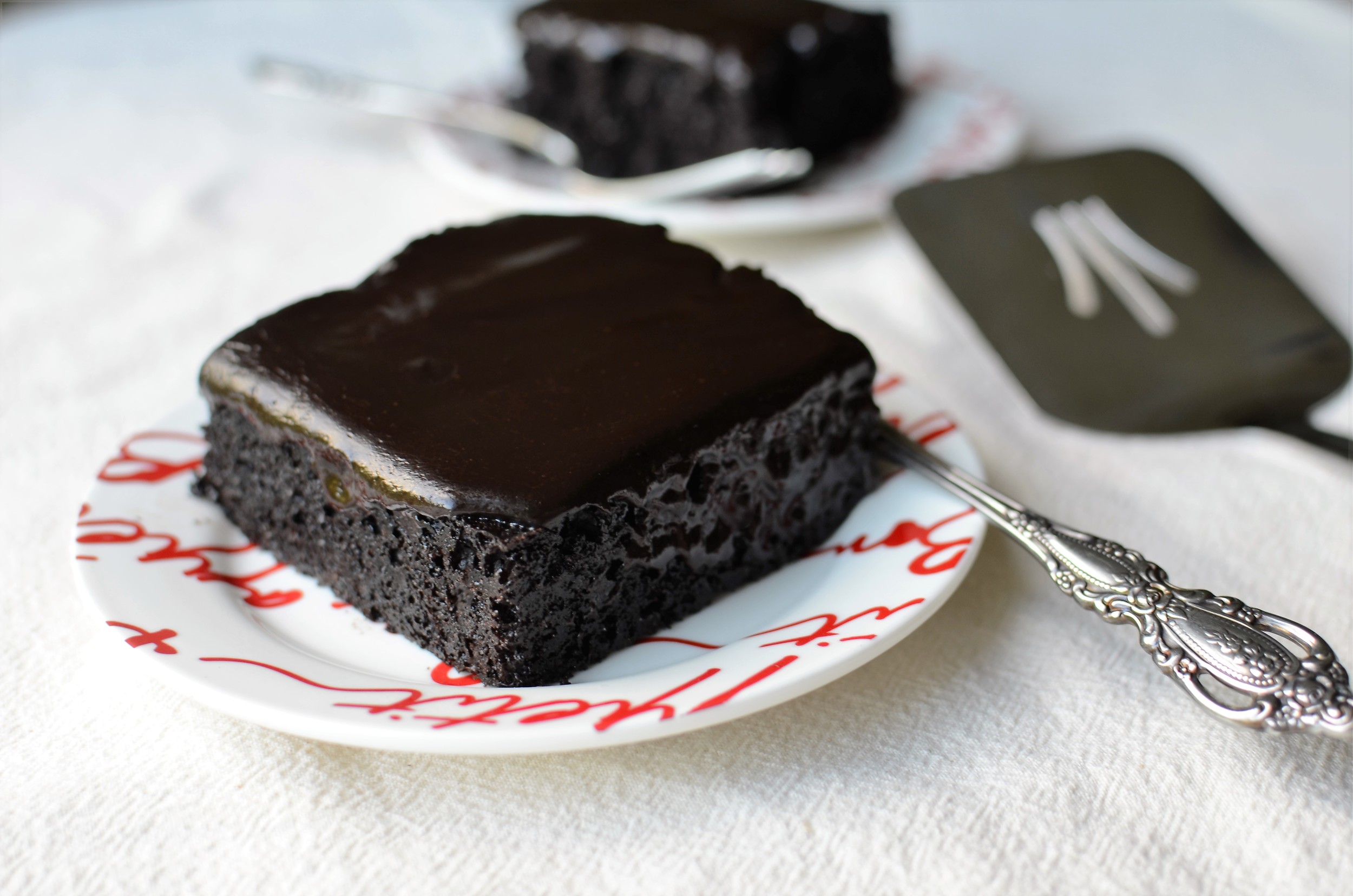 chocolate mocha zucchini cake recipe, chocolate zucchini cake tutorial, chocolate zucchini and yellow squash cake recipe with step-by-step photos