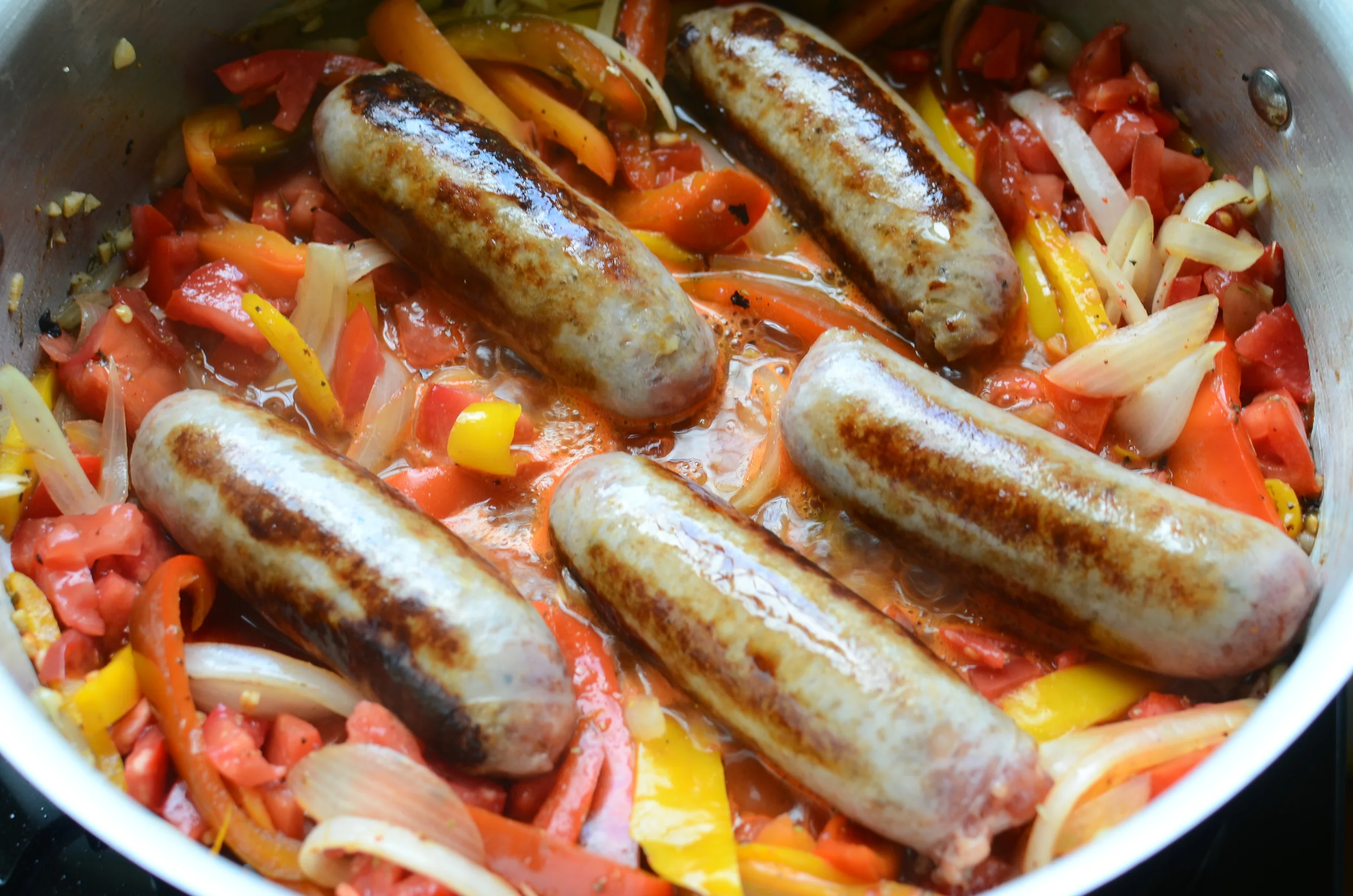 Skinny Italian Sausage and Peppers — ButterYum — a tasty little food blog