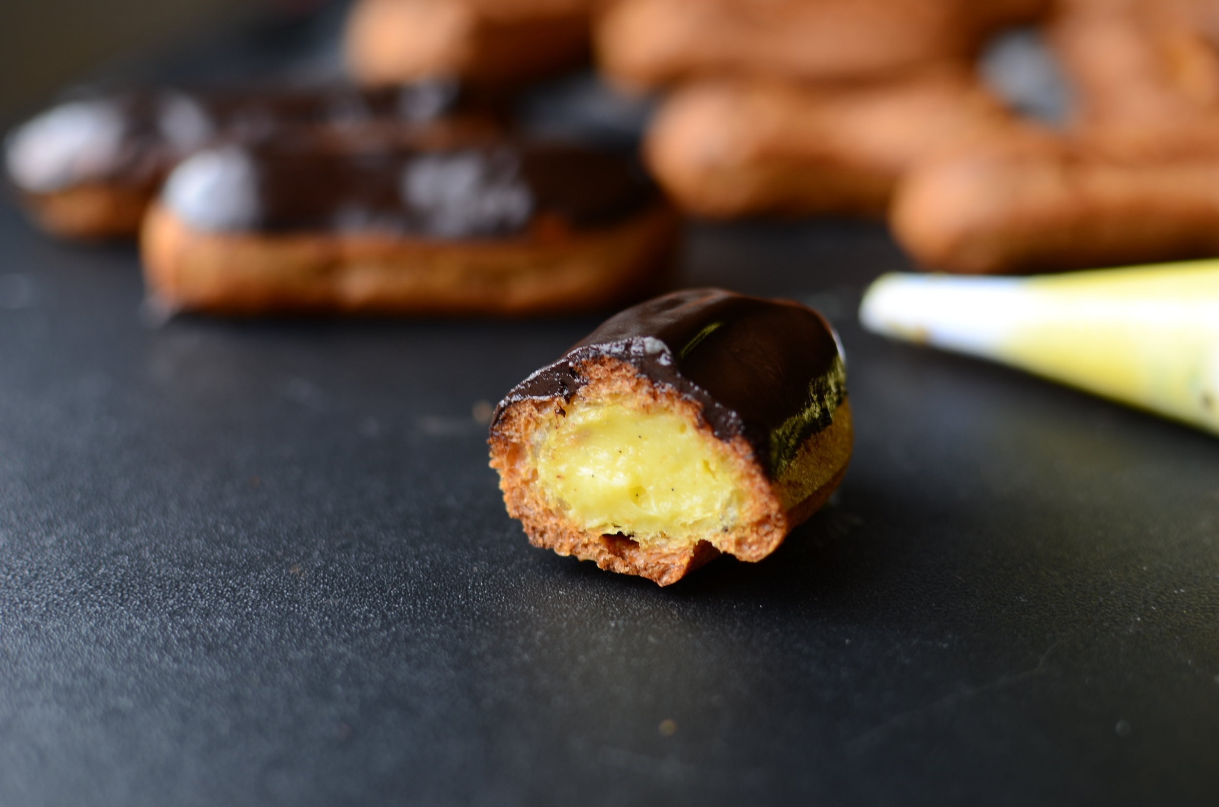 how to make eclairs from scratch. how to make pate a choux from scratch. how to make choux paste from scratch. RECIPE AND HOW-TO PHOTOS