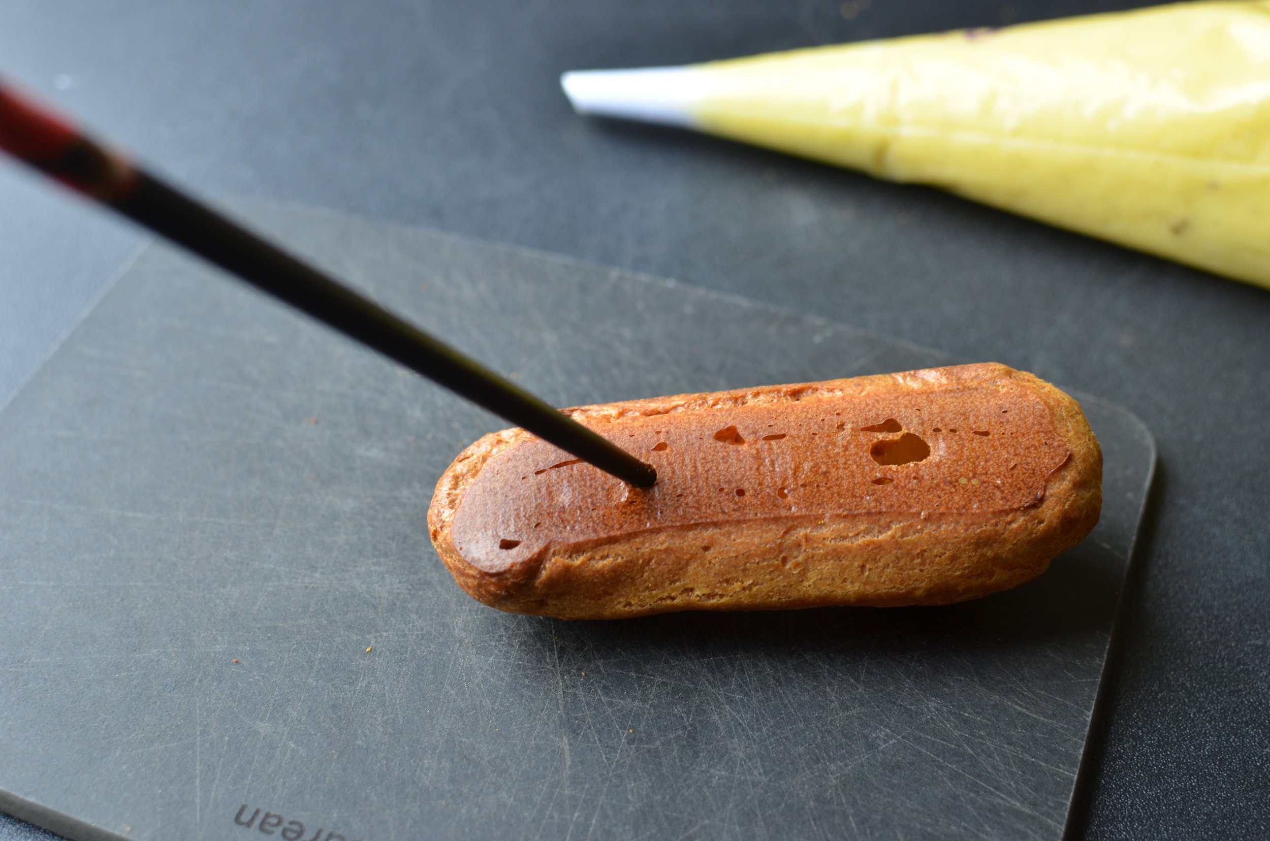 how to make eclairs from scratch. how to make pate a choux from scratch. how to make choux paste from scratch. RECIPE AND HOW-TO PHOTOS