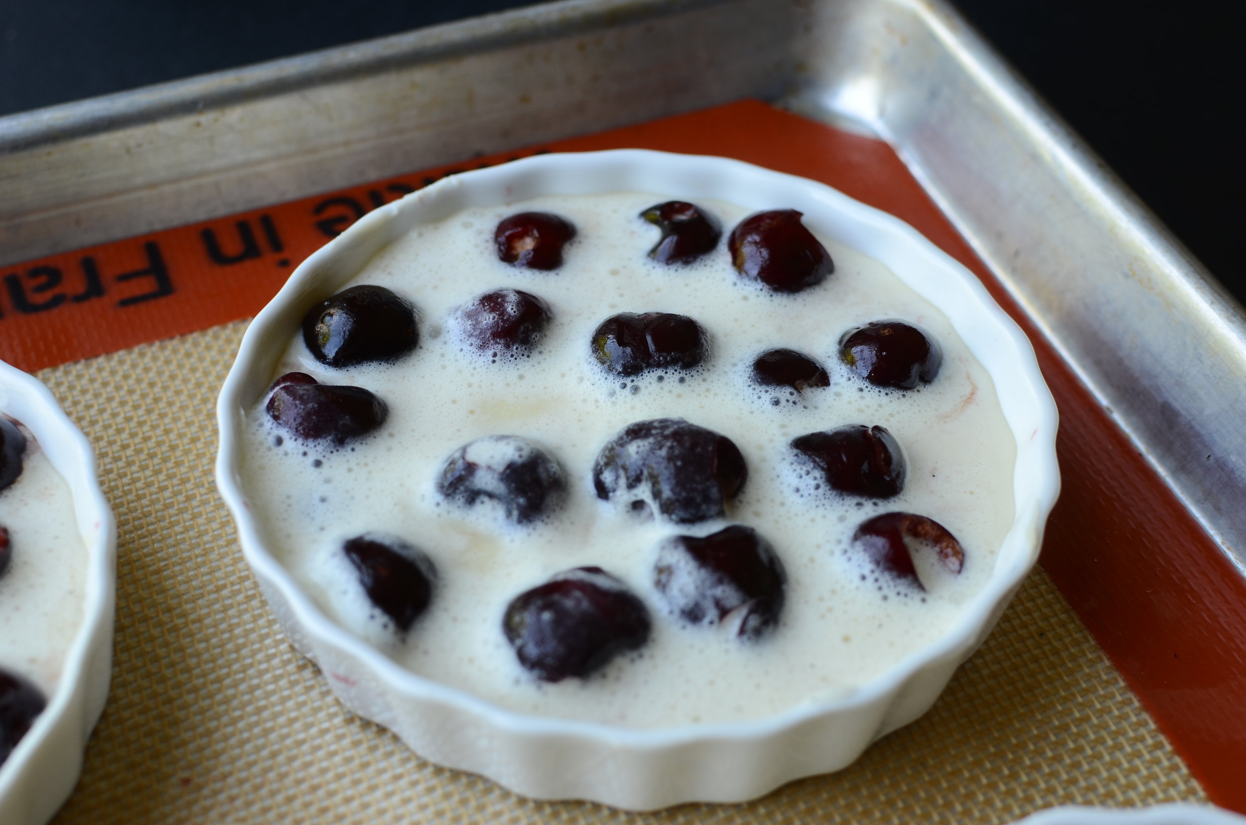 how to make cherry clafoutis, cherry clafouti, recipe with how-to photos - ButterYum