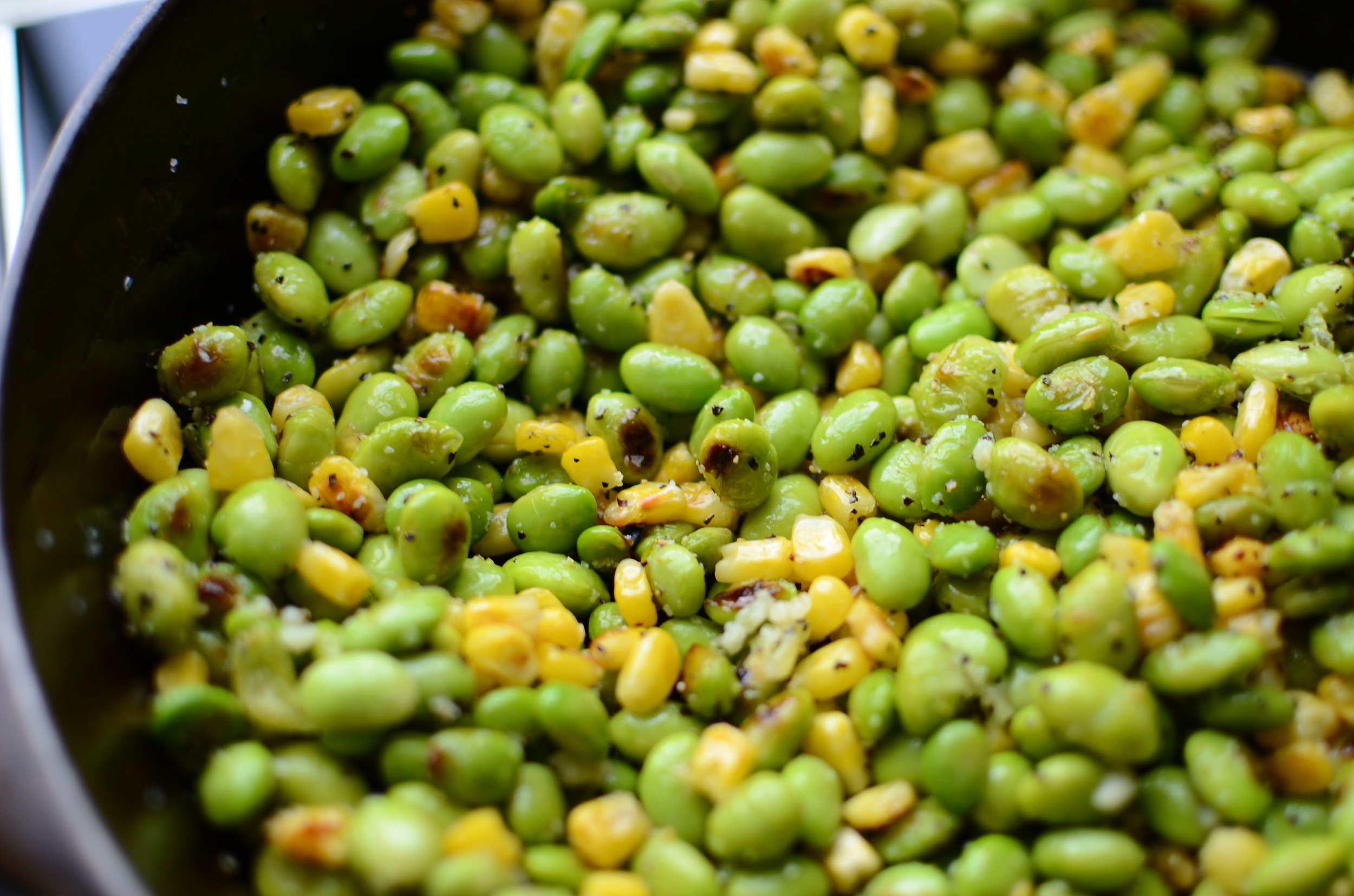 how to make roasted edamame salad - recipe with how-to photos - ButterYum