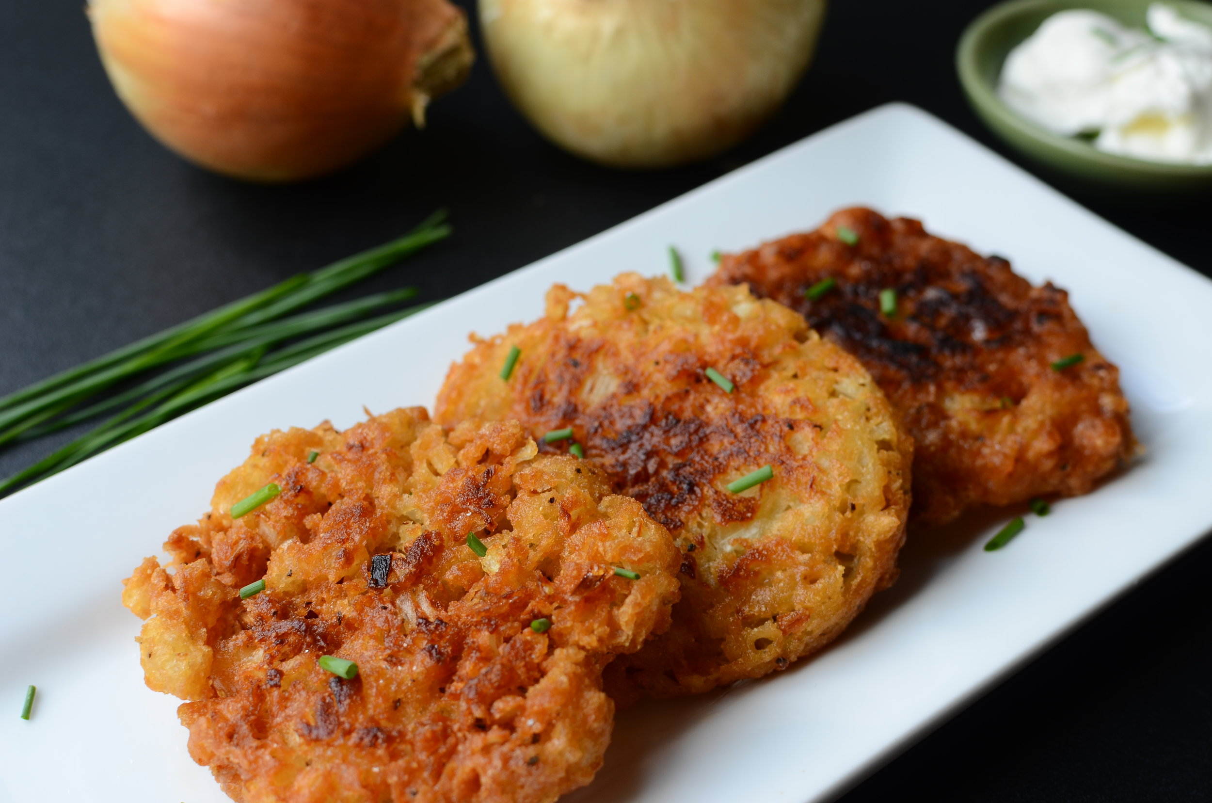 Amish Onion Patties - recipe with how-to photos