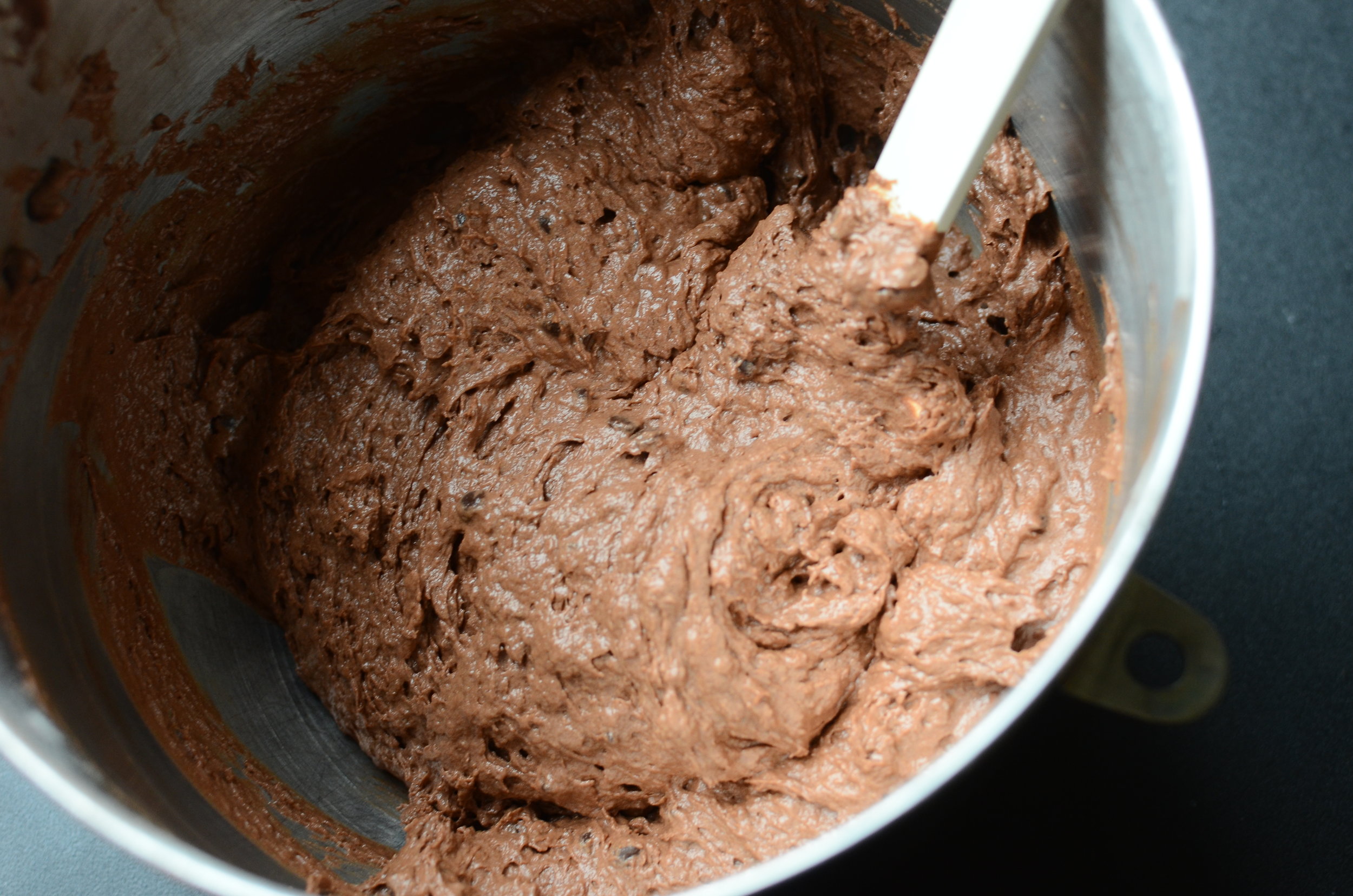 recipe for chocolate muffins with mini chocolate chips - ButterYum