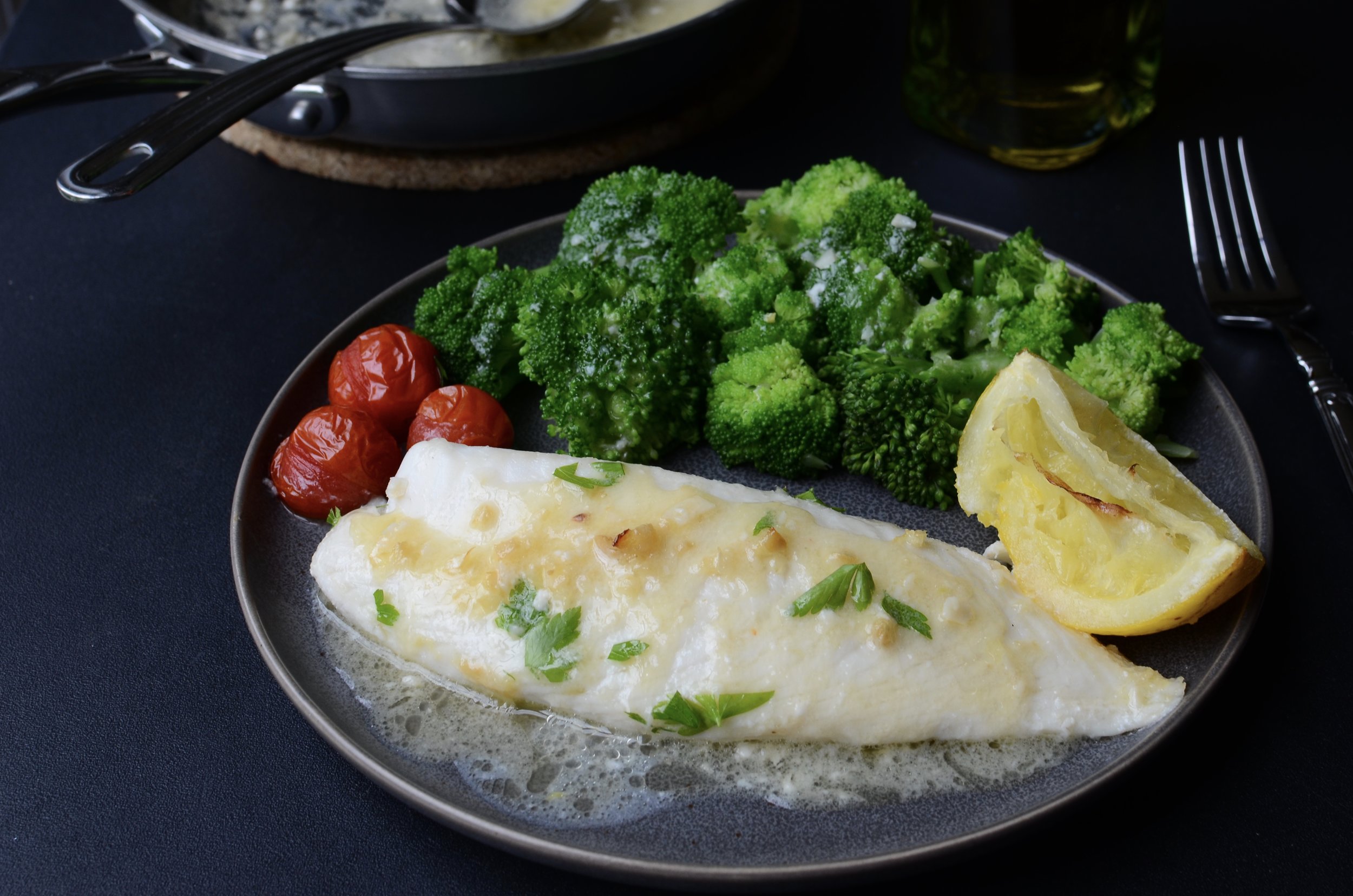 Baked Cod with Butter Sauce - ButterYum. How to bake cod. baked cod recipe. how to cook cod in the oven. oven cooked cod recipe.