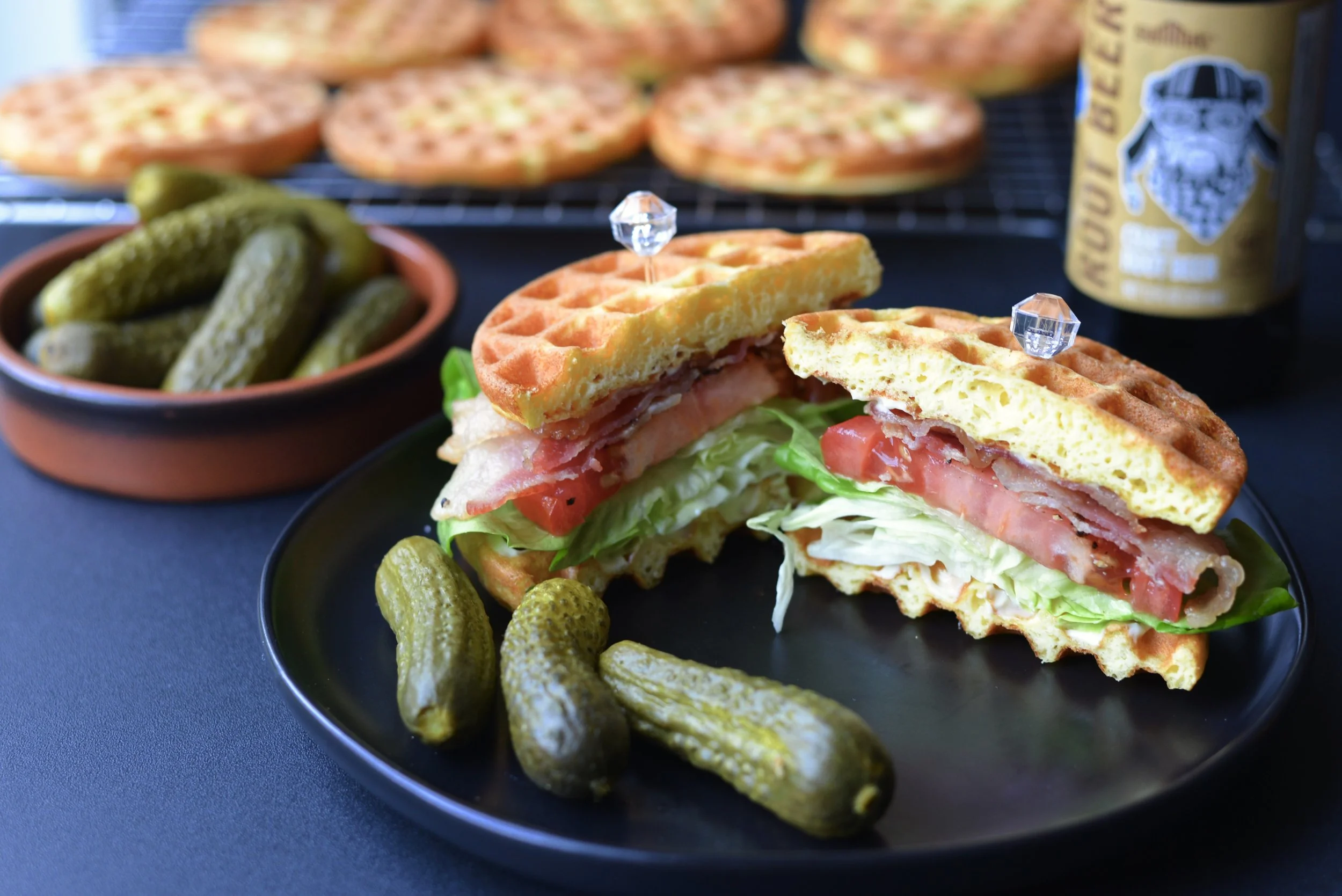 Low-Carb Chaffles (Keto Cheese Waffles)