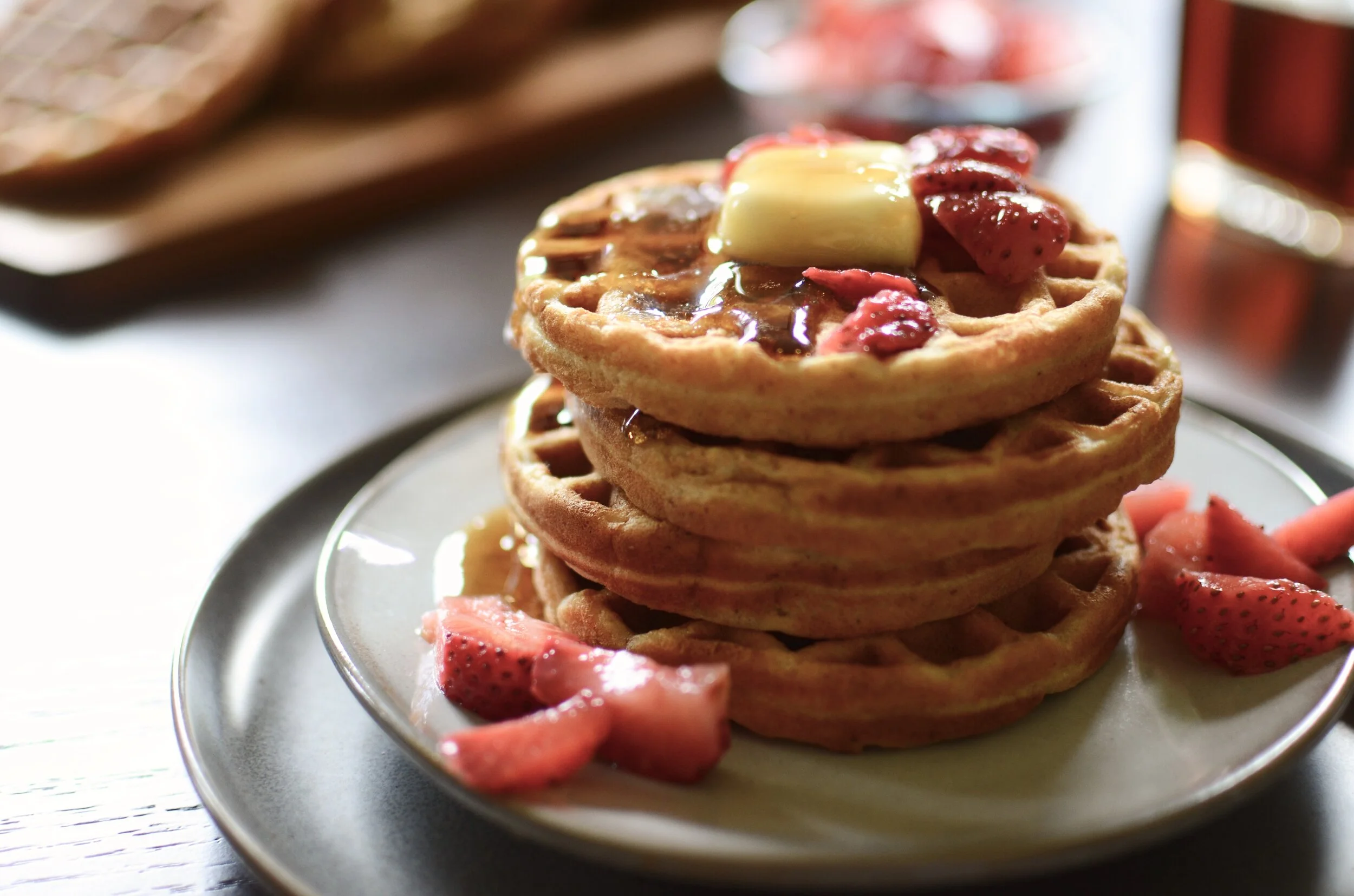 Sourdough Discard Waffles