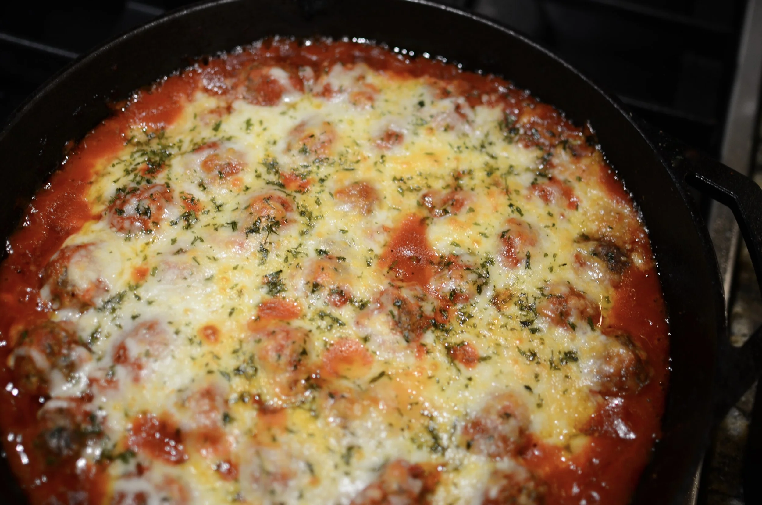 Cheesy Meatball Casserole