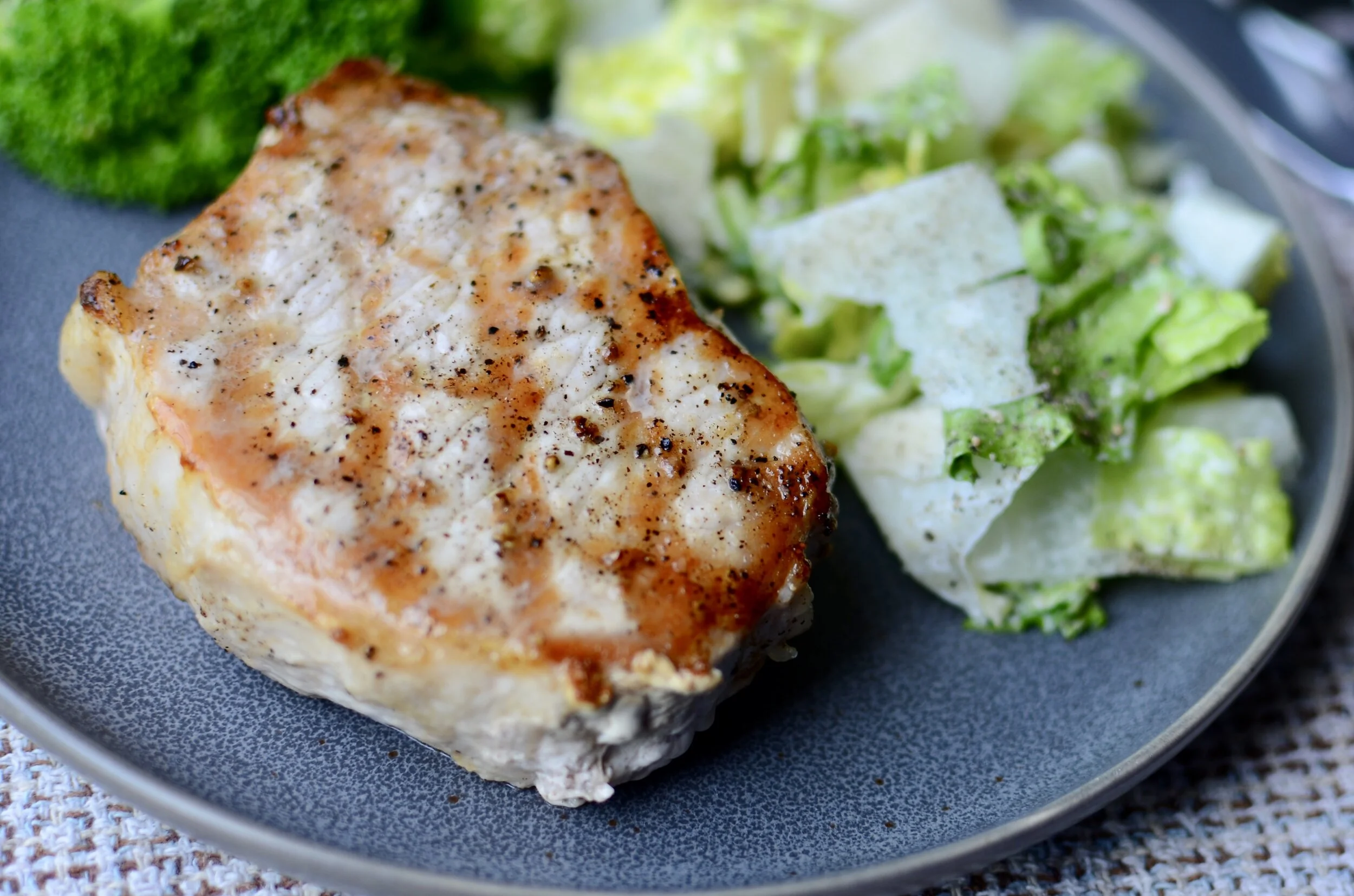 Indoor Grilled Pork Chops