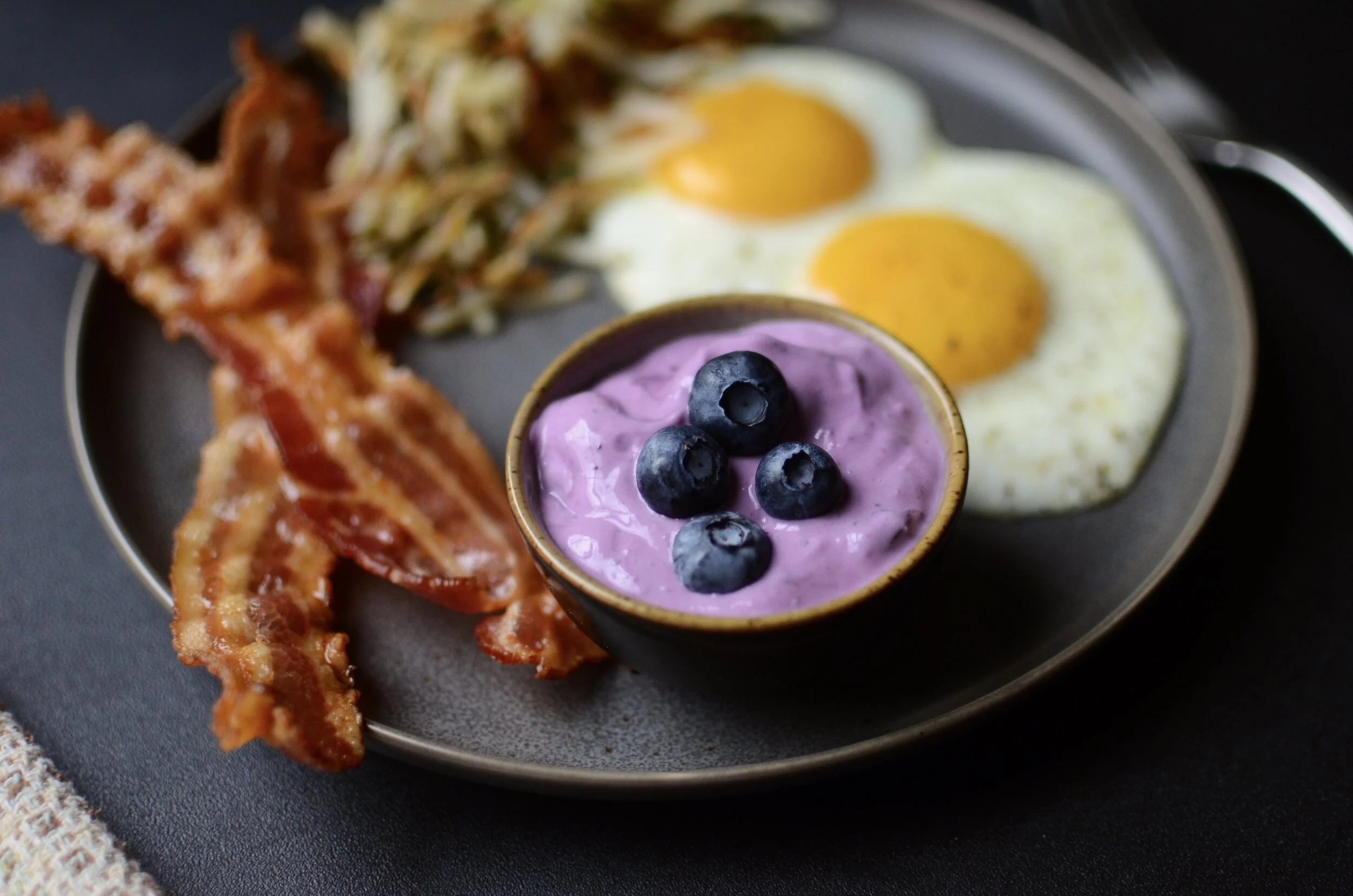Homemade Blueberry Yogurt
