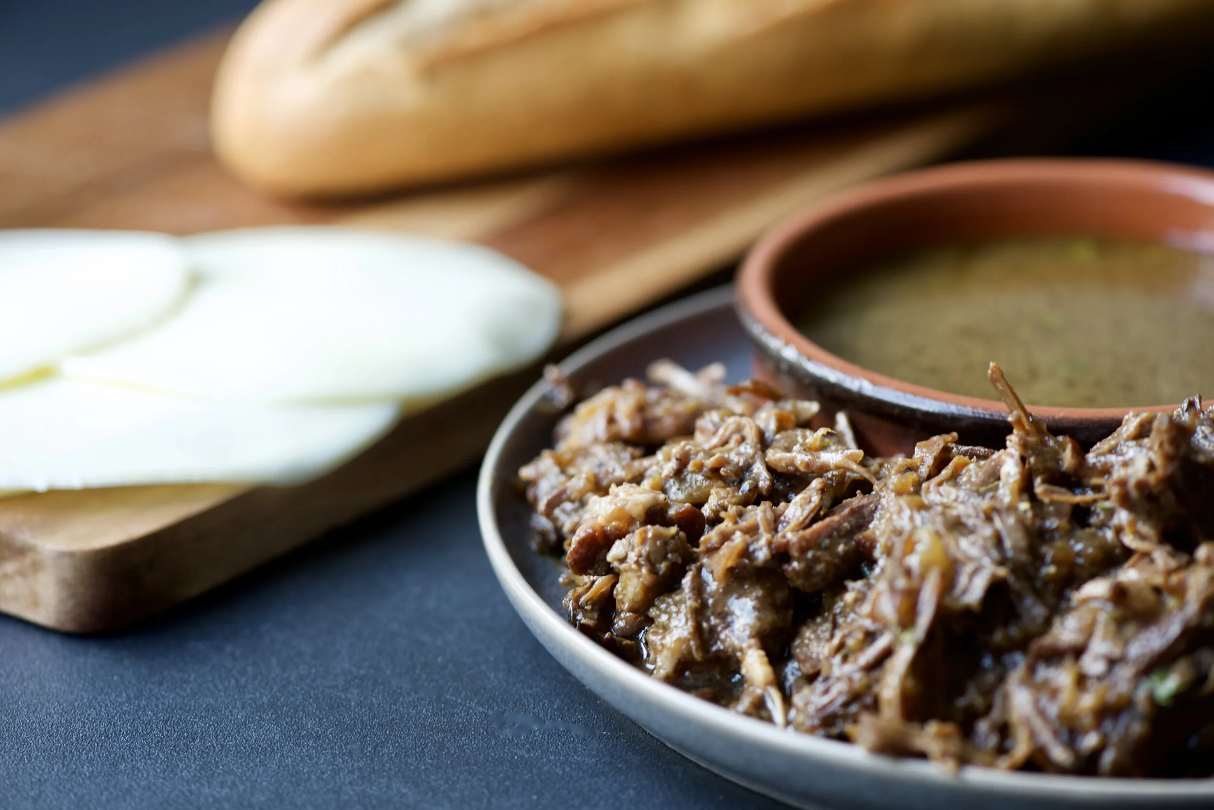 Instant Pot French Dip Sandwiches
