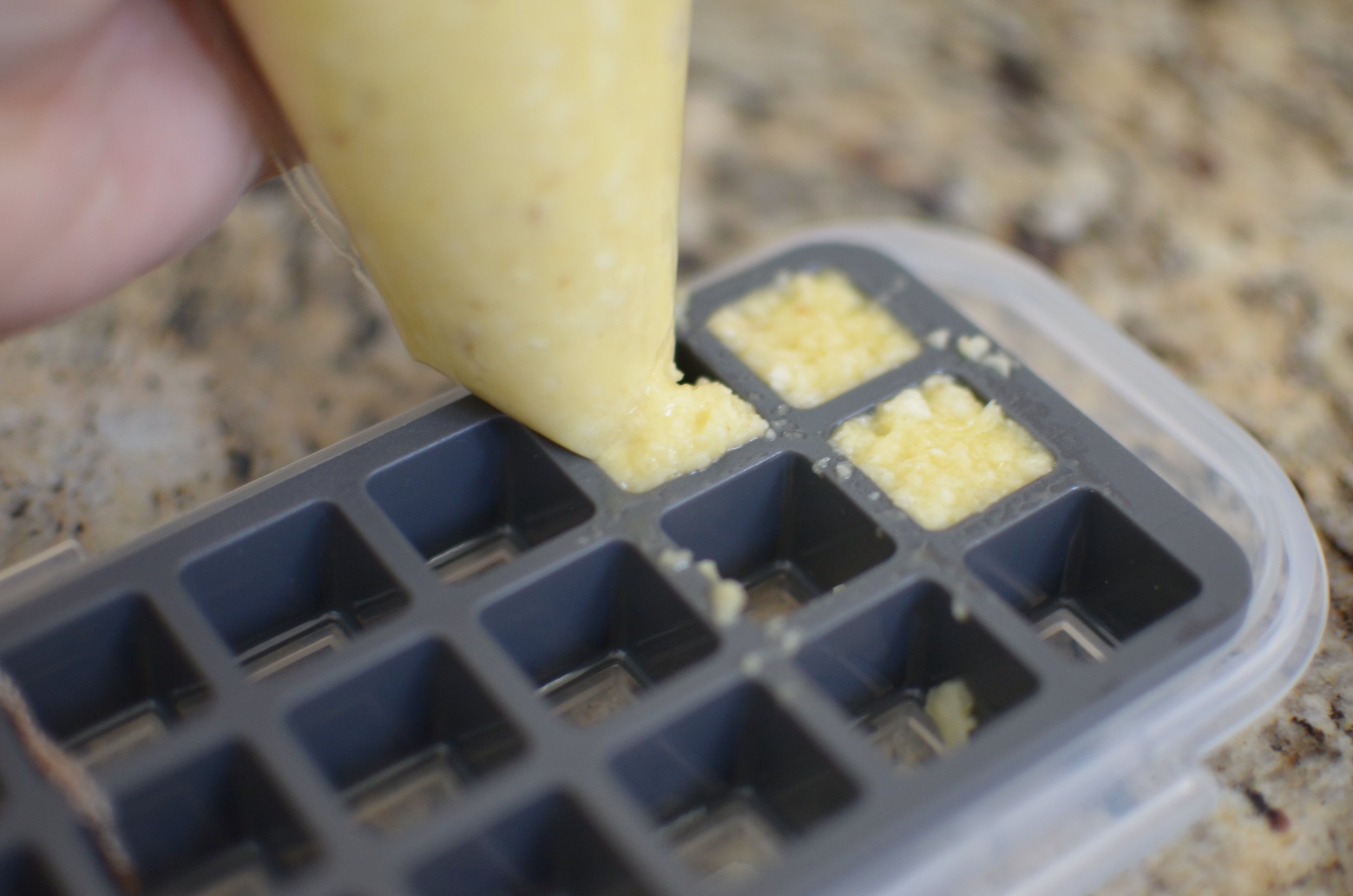 Hack: How to Freeze Garlic in the new special mini cube trays