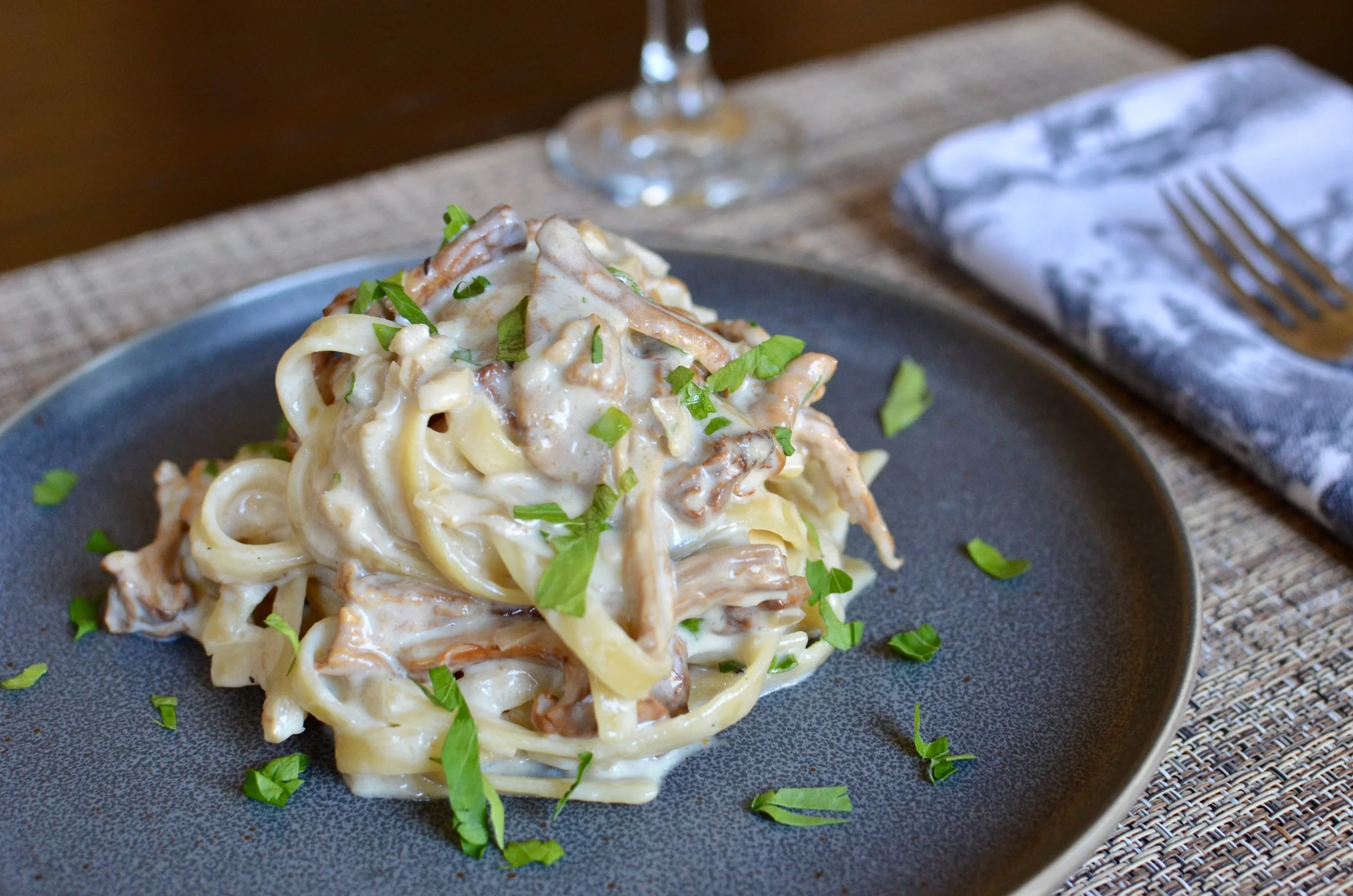 Creamy Chanterelle Pasta Sauce | ButterYum