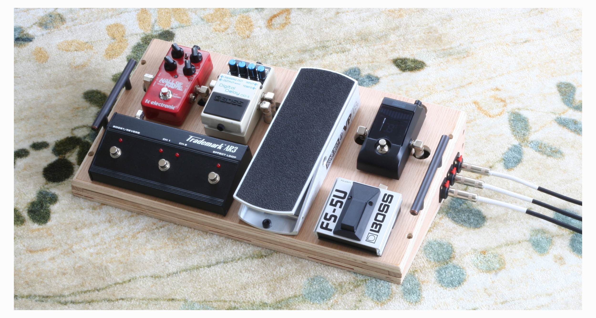 Finished Pedalboard