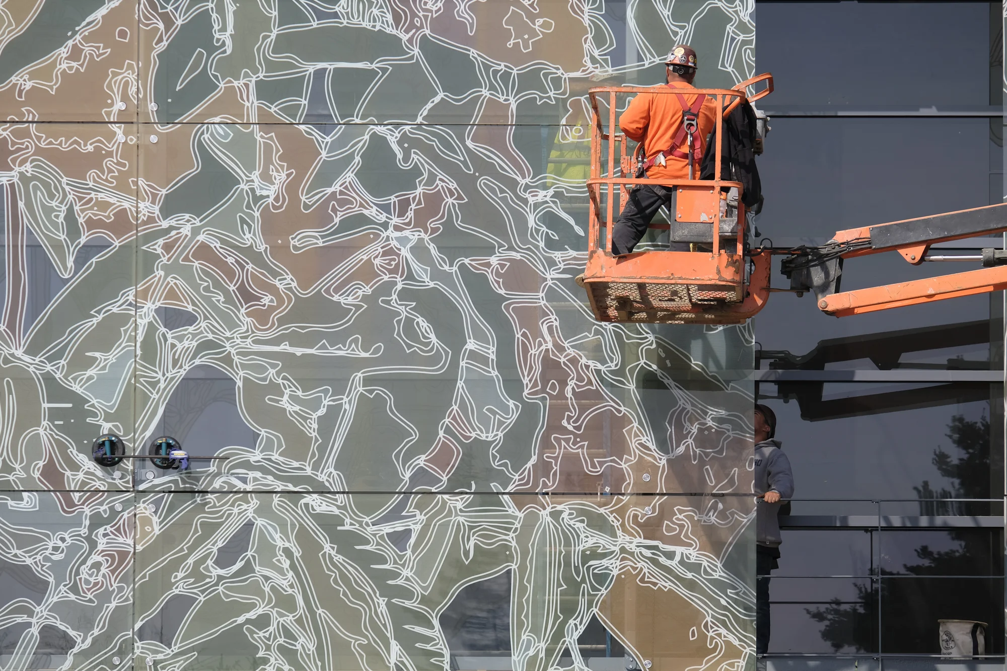 Element: Grove, 2018, installation in progress