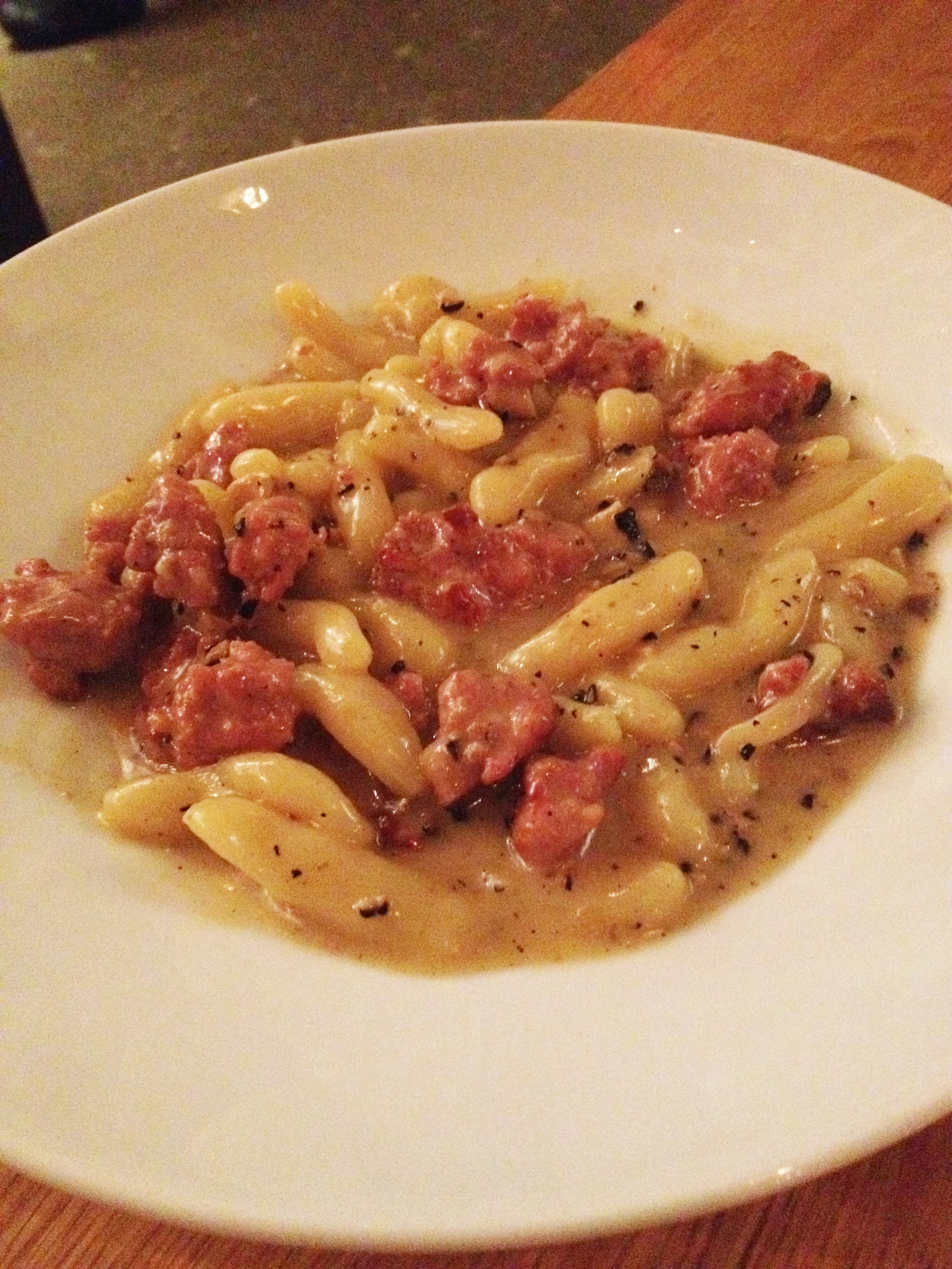 Cavatelli alla Norcina