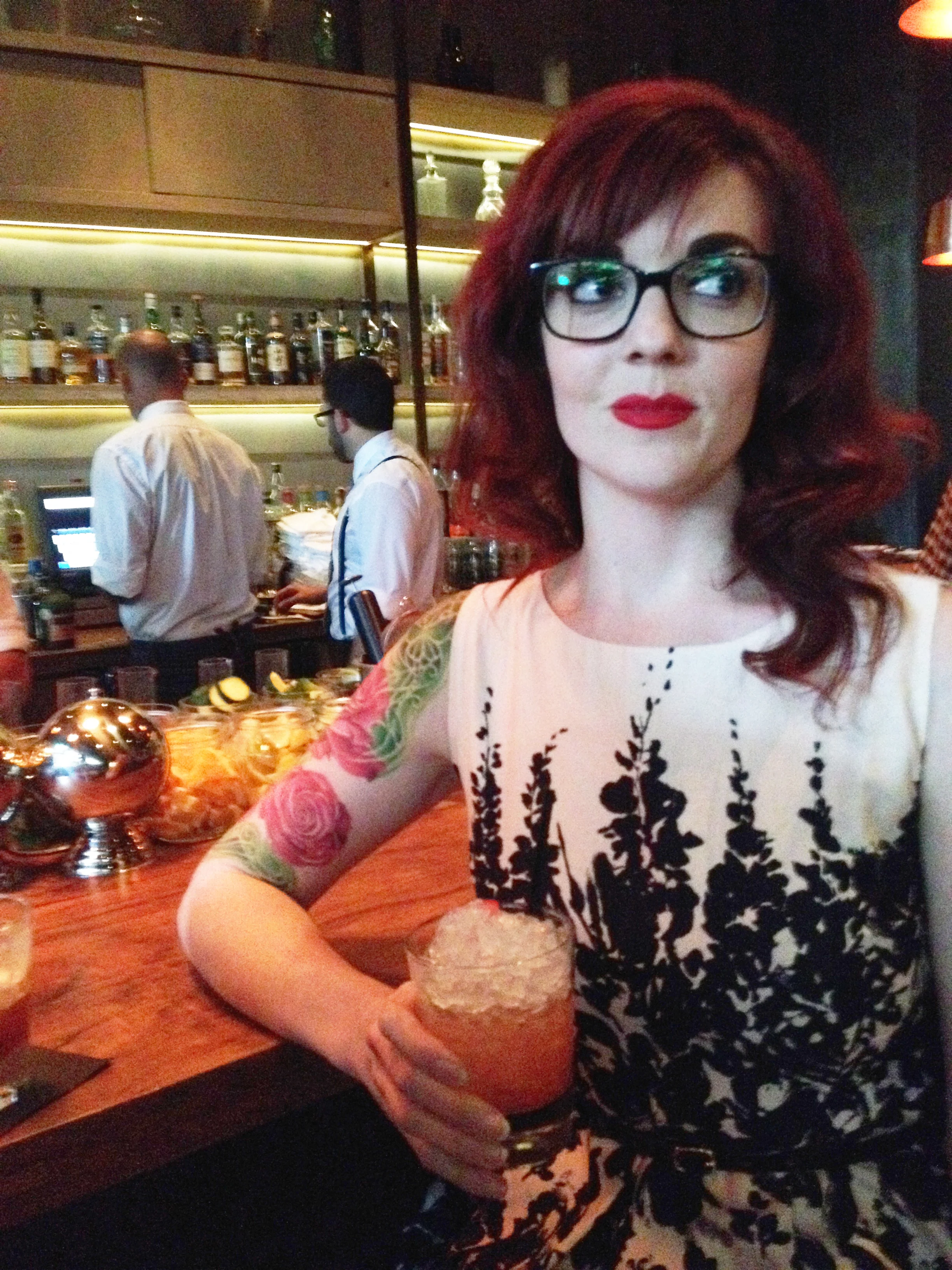 Seasonal Fix - Gin, rum, vodka or tequila, served with fresh lemon over muddled seasonal fruit