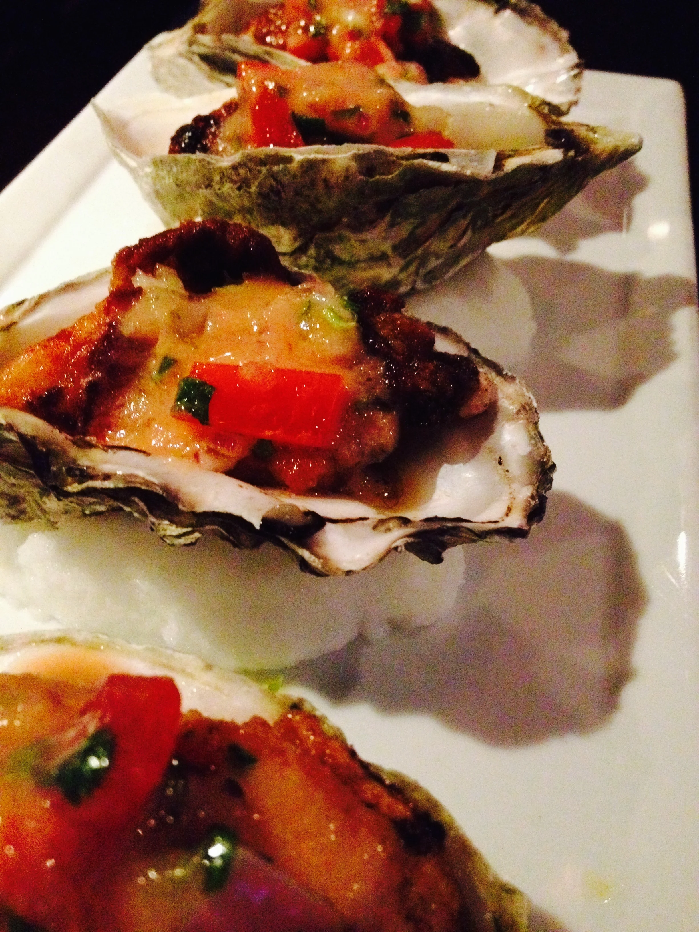 OYSTERS A LA CHALACA Pan fried, salsa criolla 