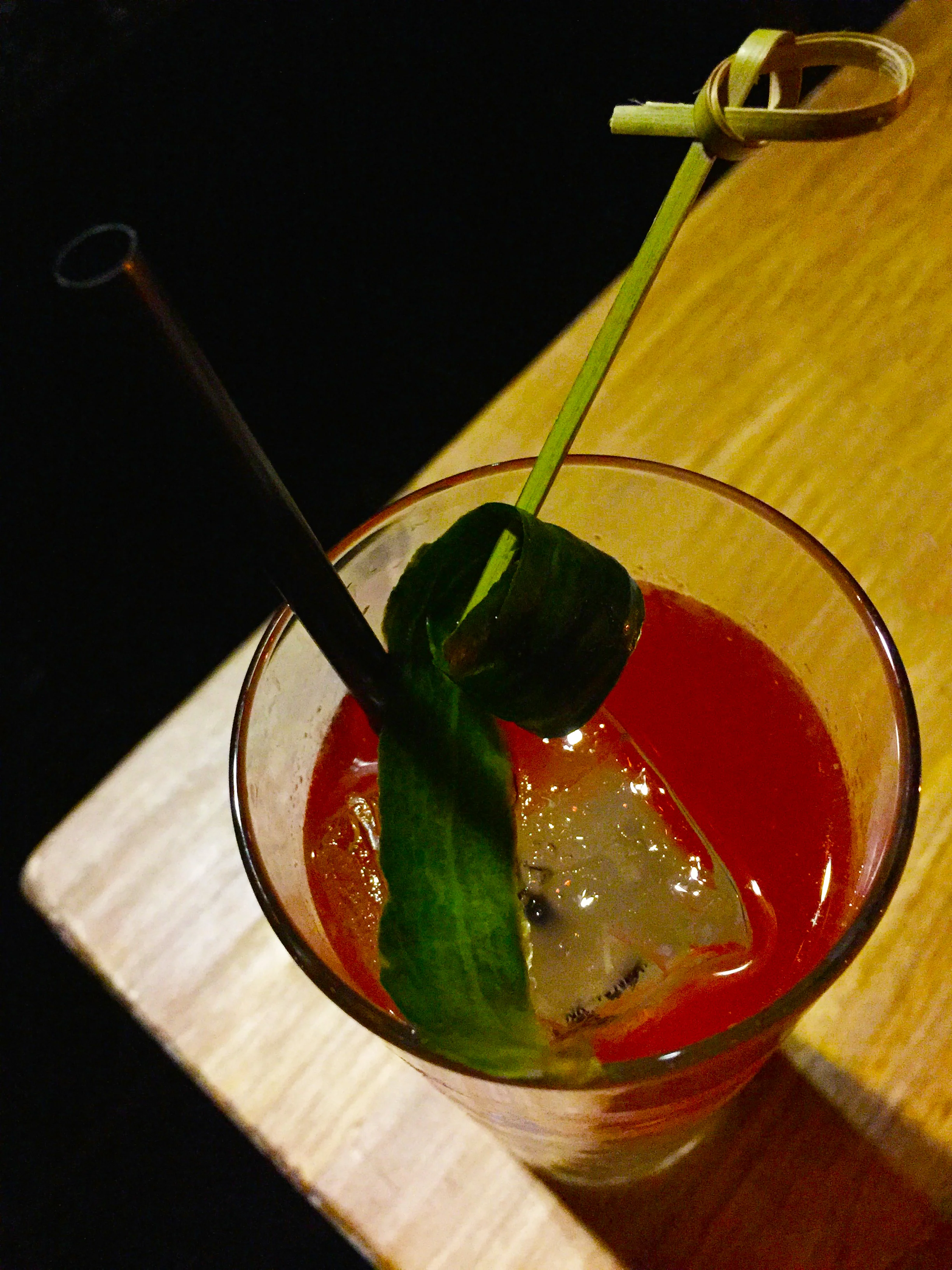 The Laurel cocktail with| royal dock navy strength gin, sales aperitif, fresh lemon, simple syrup, and Peychaud's bitters