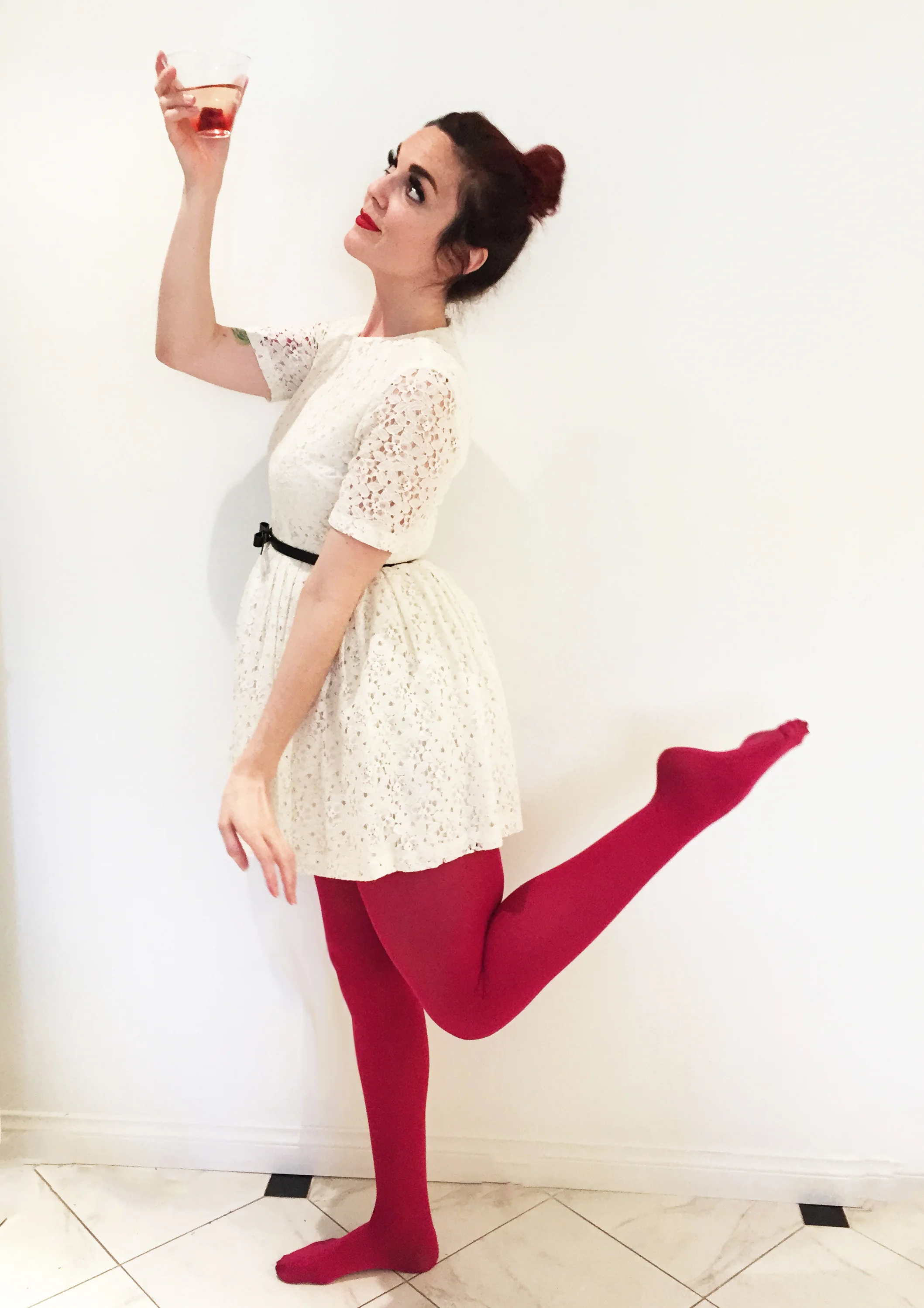 Salmon Crostini & Beet Martini