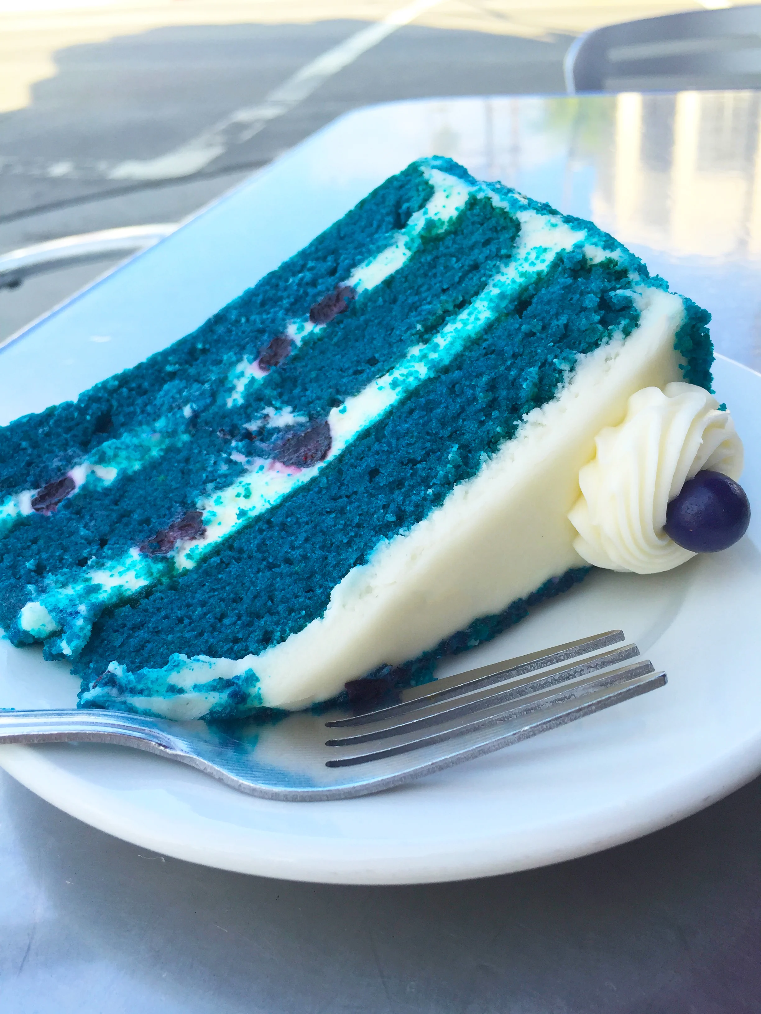 Blue Velvet Cake.