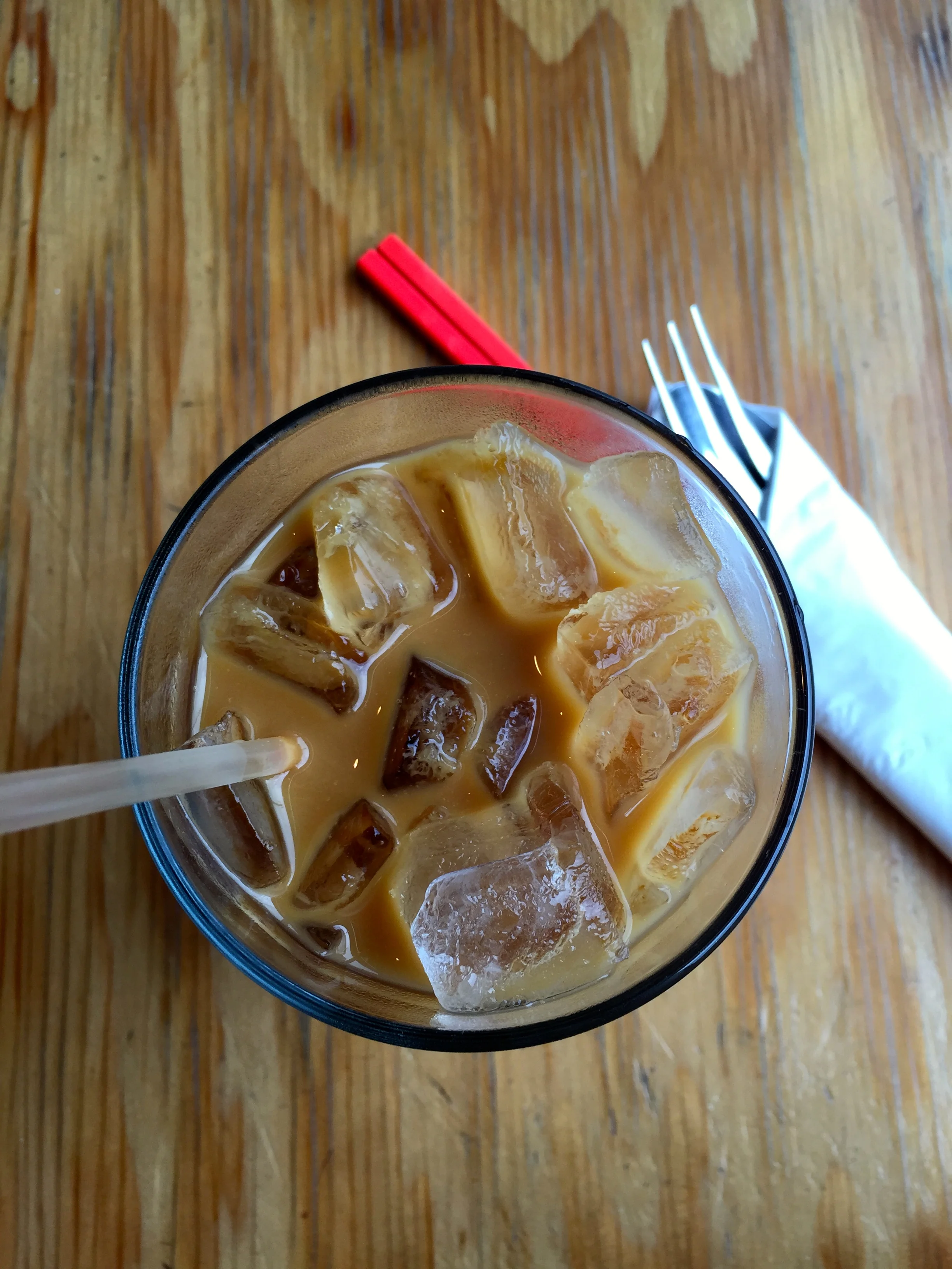 Vietnamese-style iced coffee.