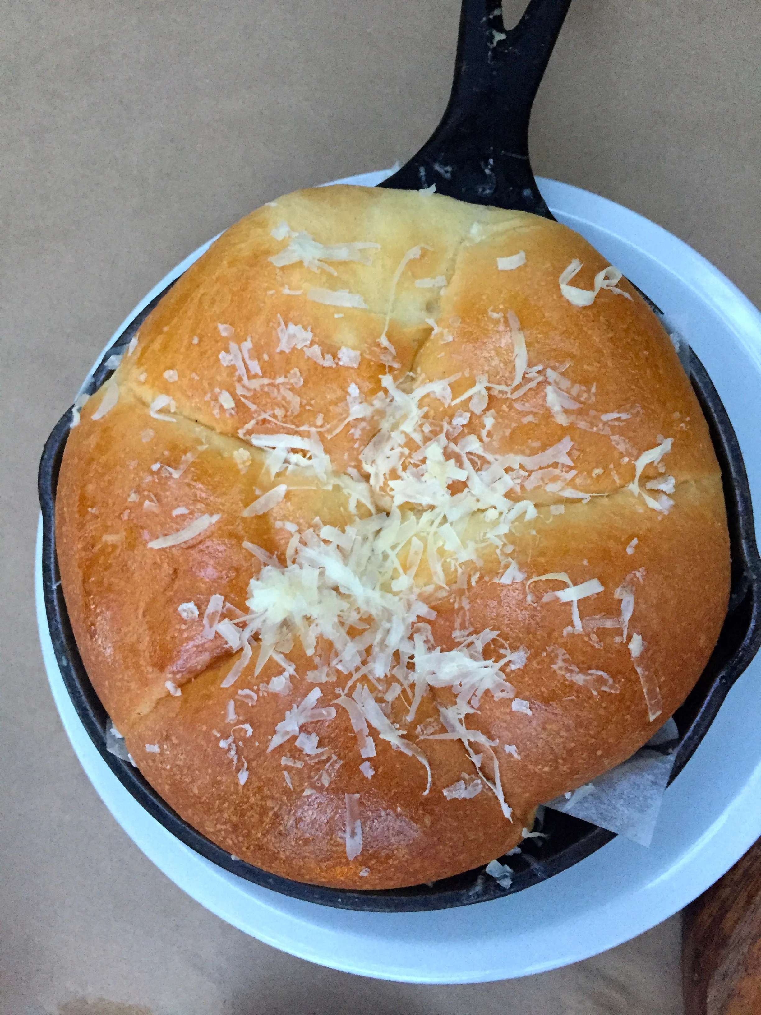 PARKER HOUSE ROLLS made fresh daily, served warm with beurre de baratte.