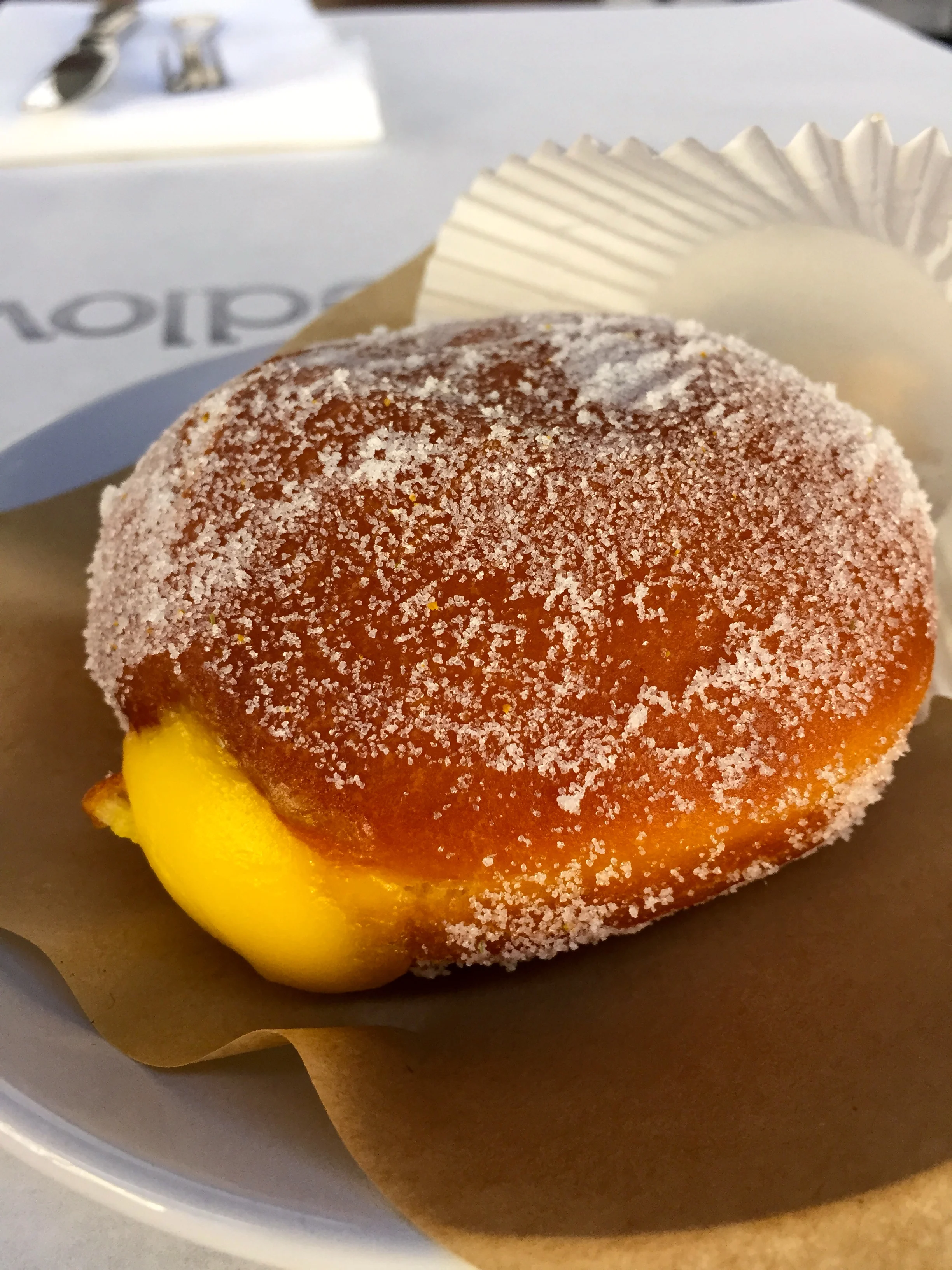 Lemon Curd Donut.