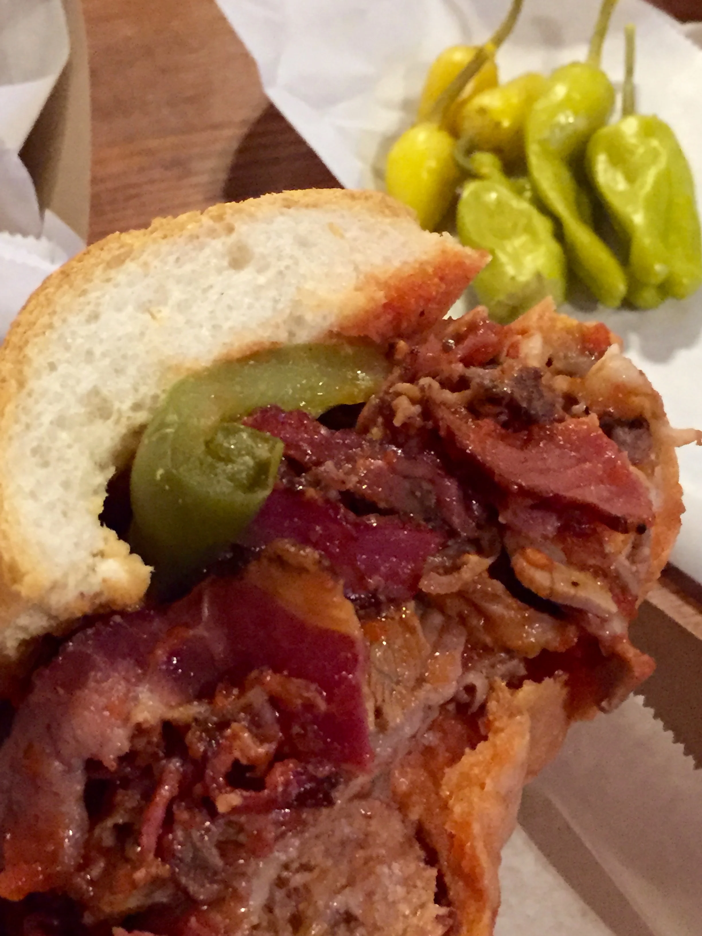 D.A. Special with Sausage, Meatball, Roast Beef, and Pastrami.