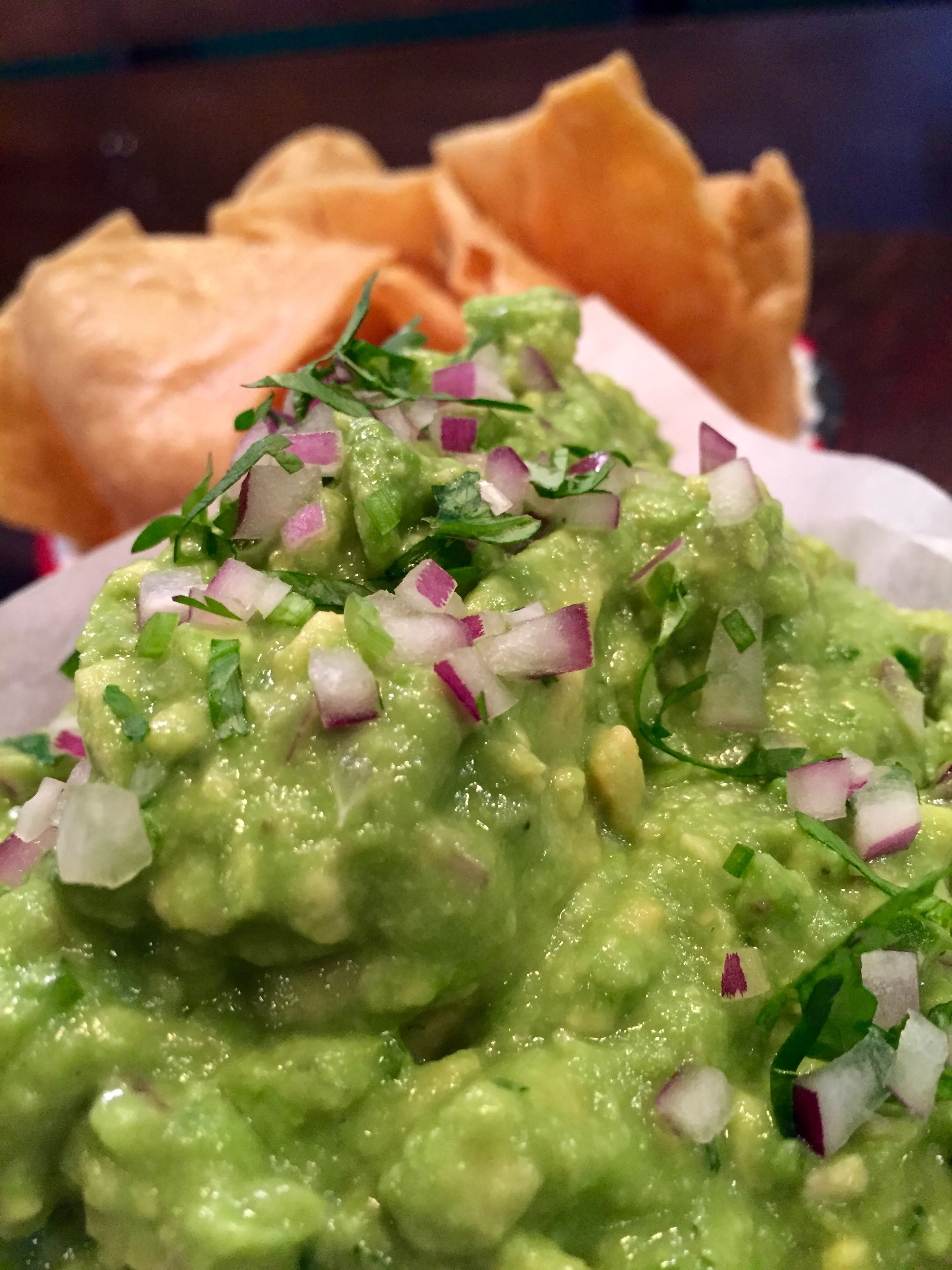 Made To Order Guacamole - cilantro, serrano, celery.