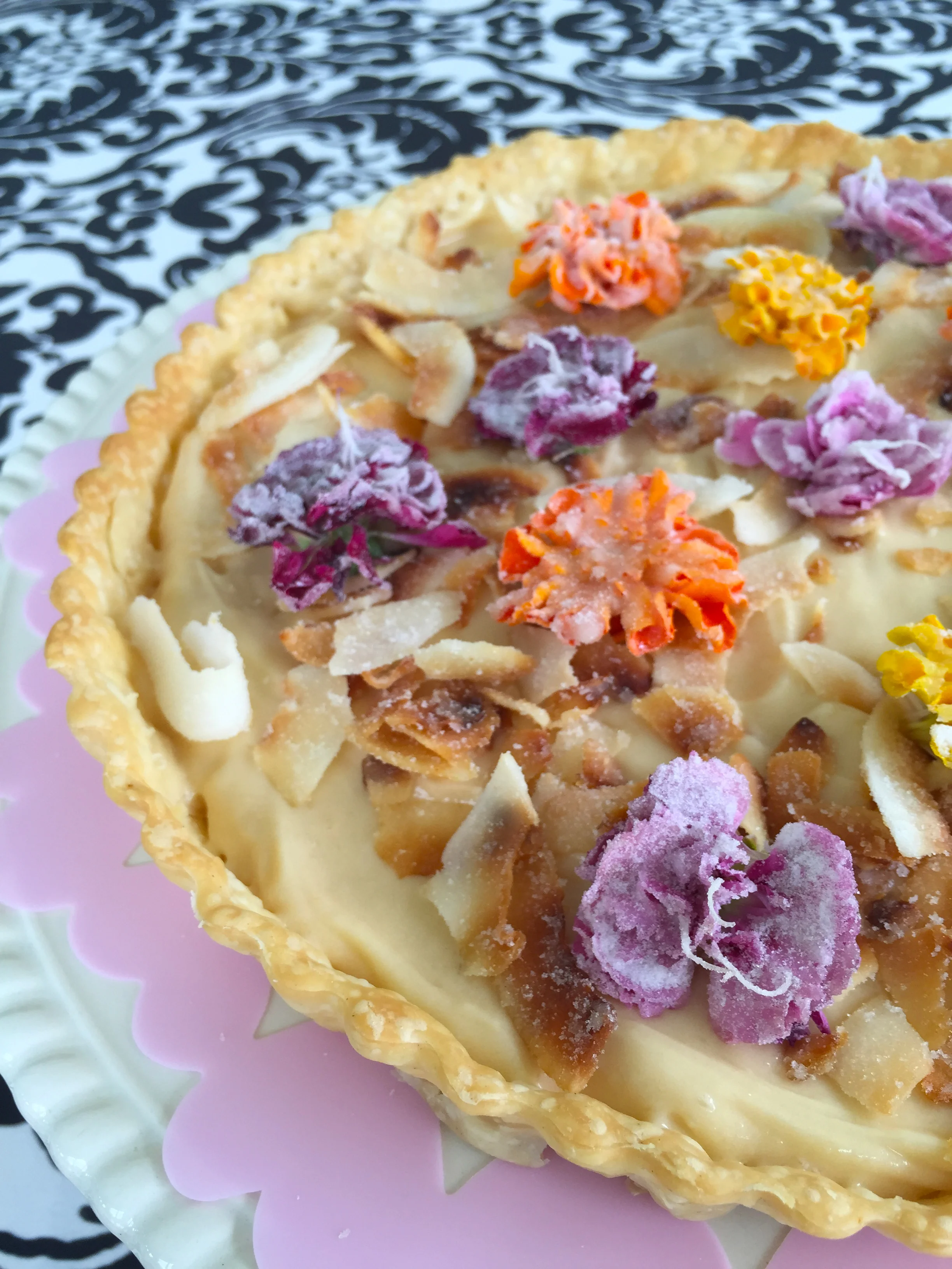 Impressionist Lemon Curd Tart