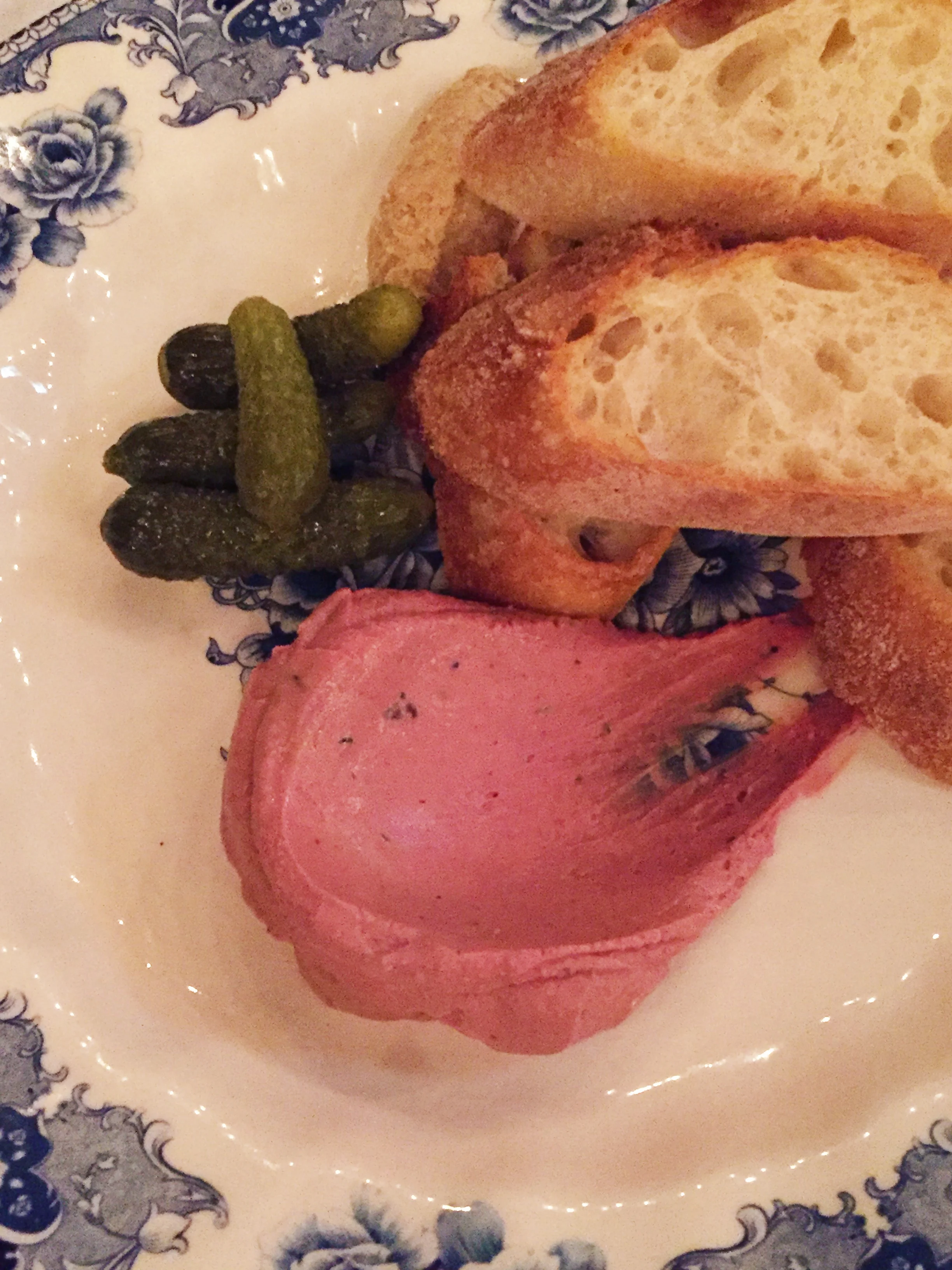 Truffled Chicken Liver Mousse Assiette de Charcuterie.